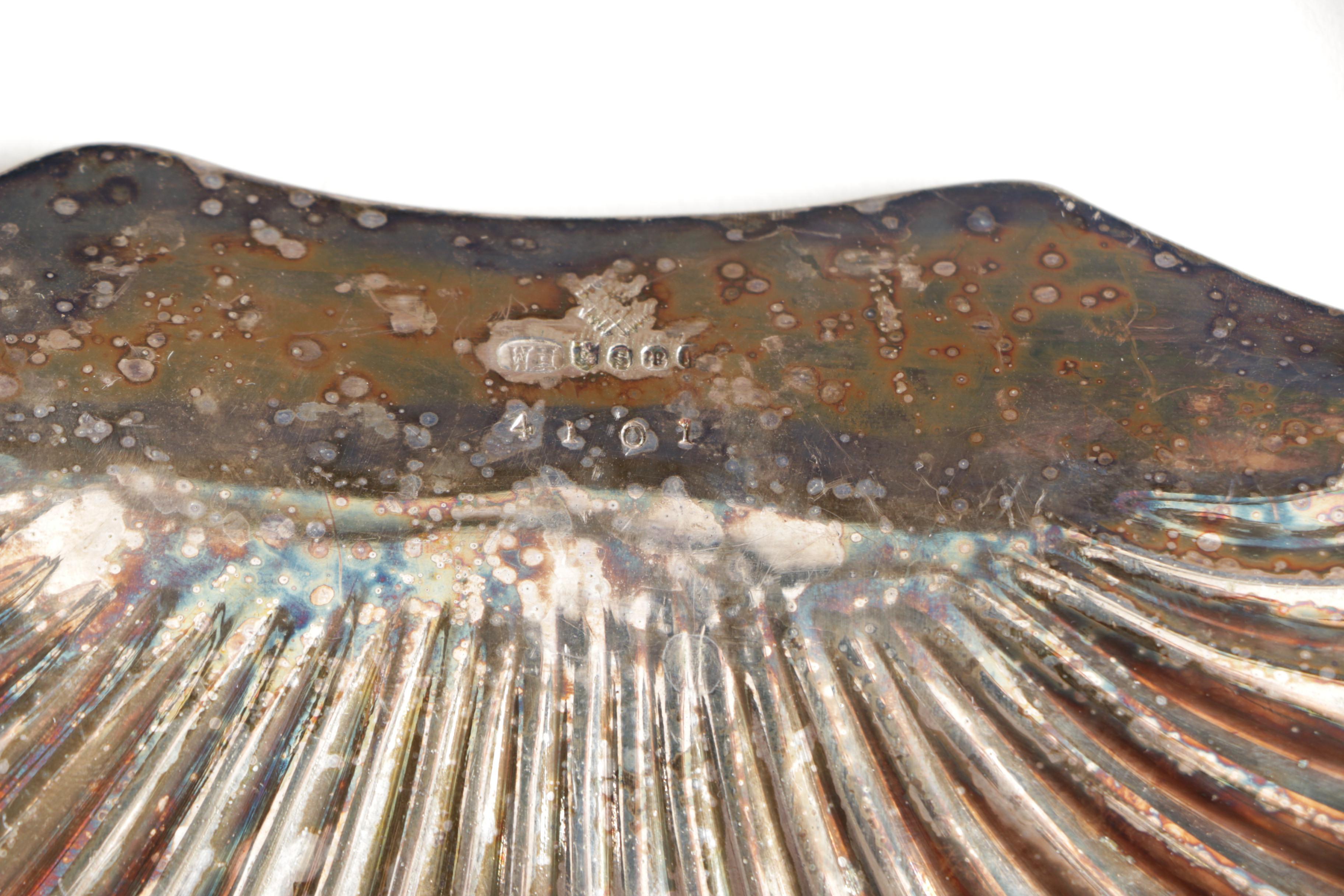 Clam Shell Silver Plate Serveware with English Silver Mfg. Corp.