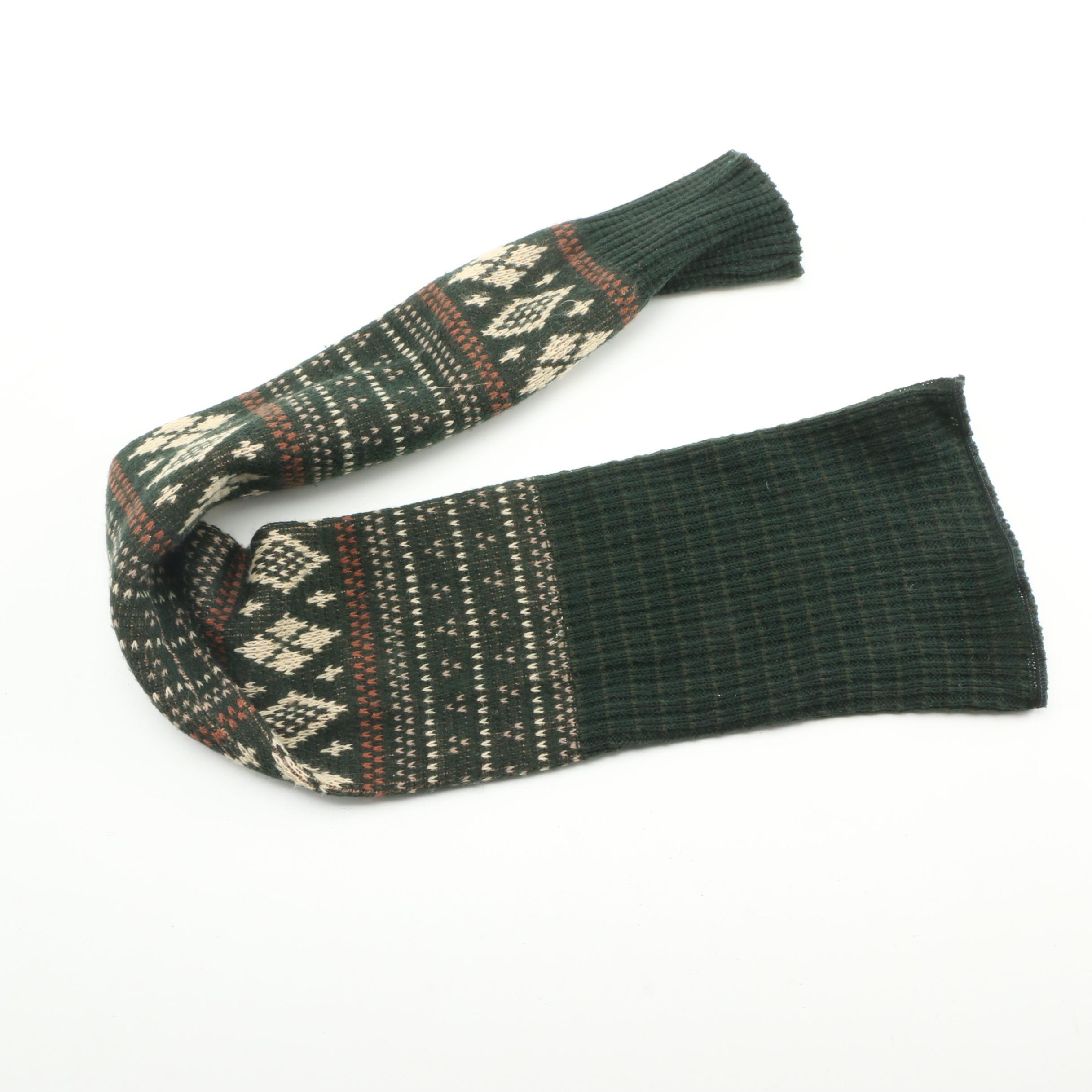 Men's and Women's Fashion Accessories Including Legwarmers and Thomas Pink Socks