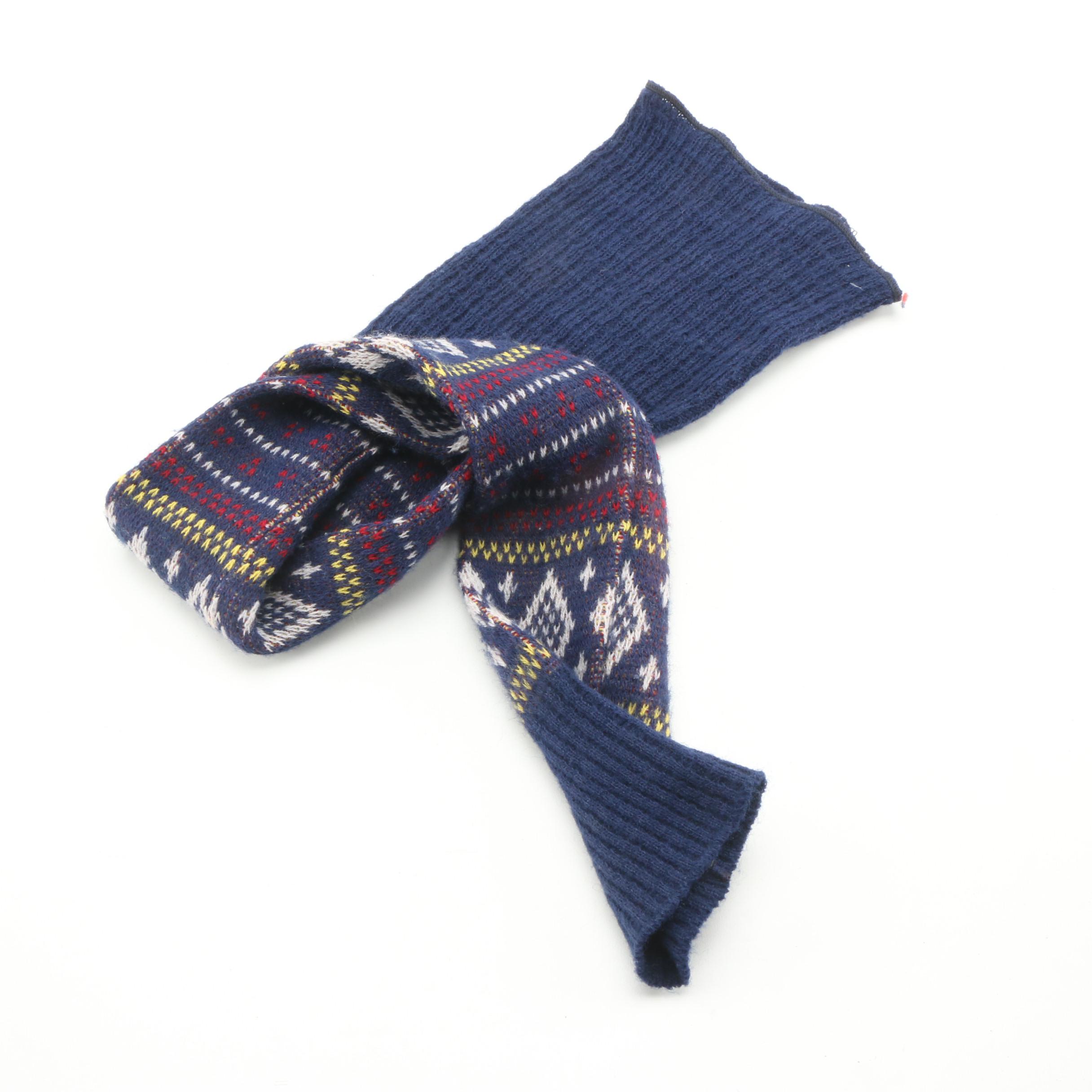 Men's and Women's Fashion Accessories Including Legwarmers and Thomas Pink Socks