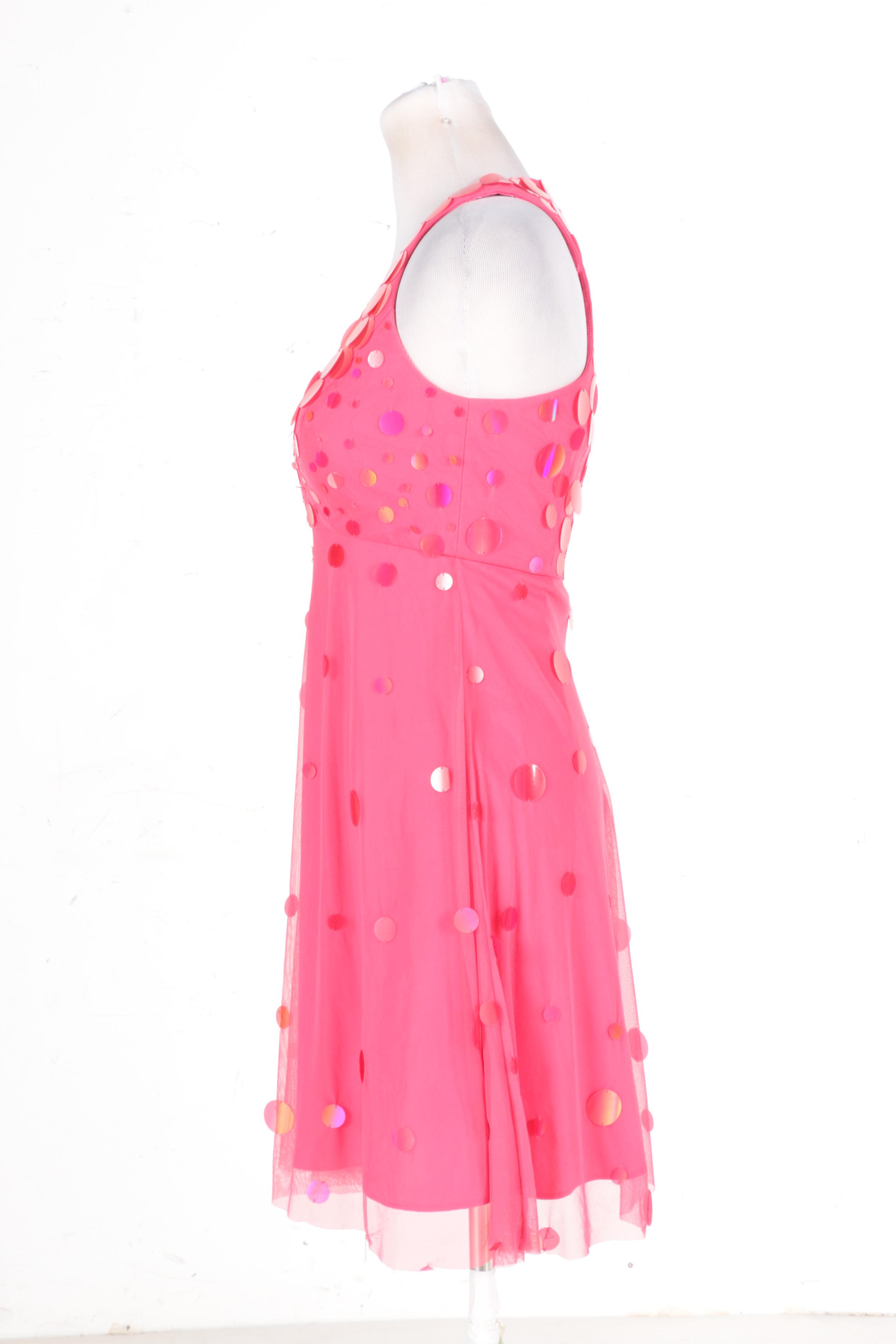 Badgley Mischka Racer Back Party Dress