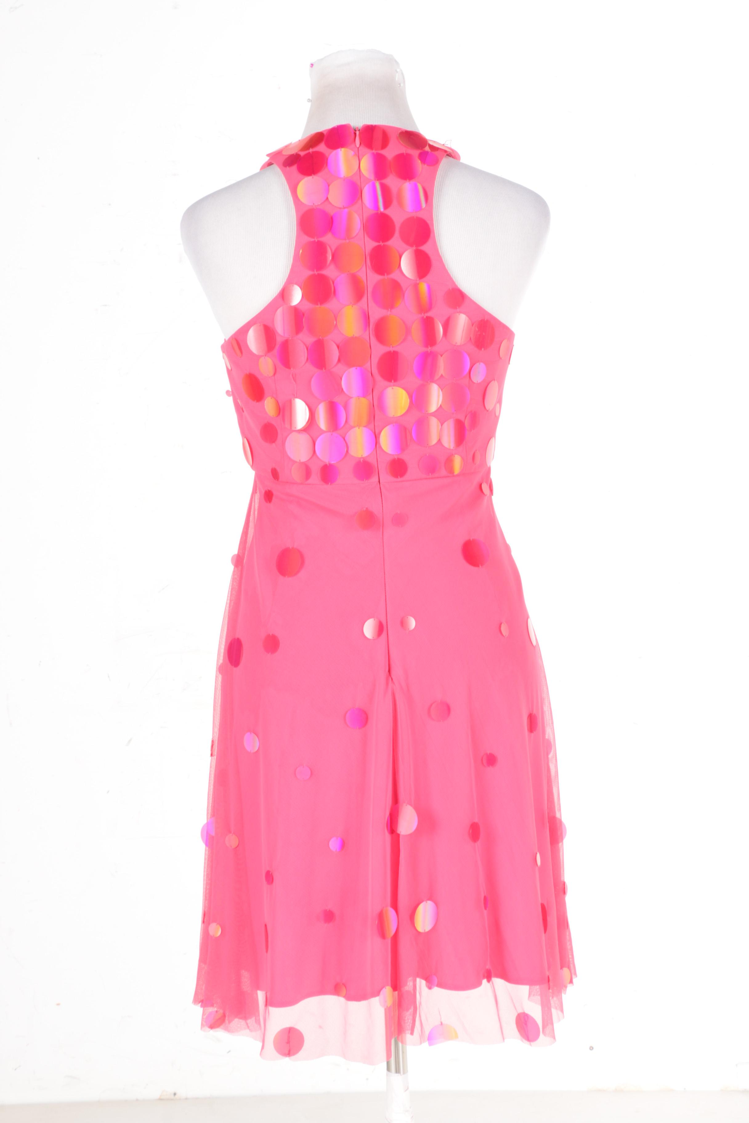 Badgley Mischka Racer Back Party Dress