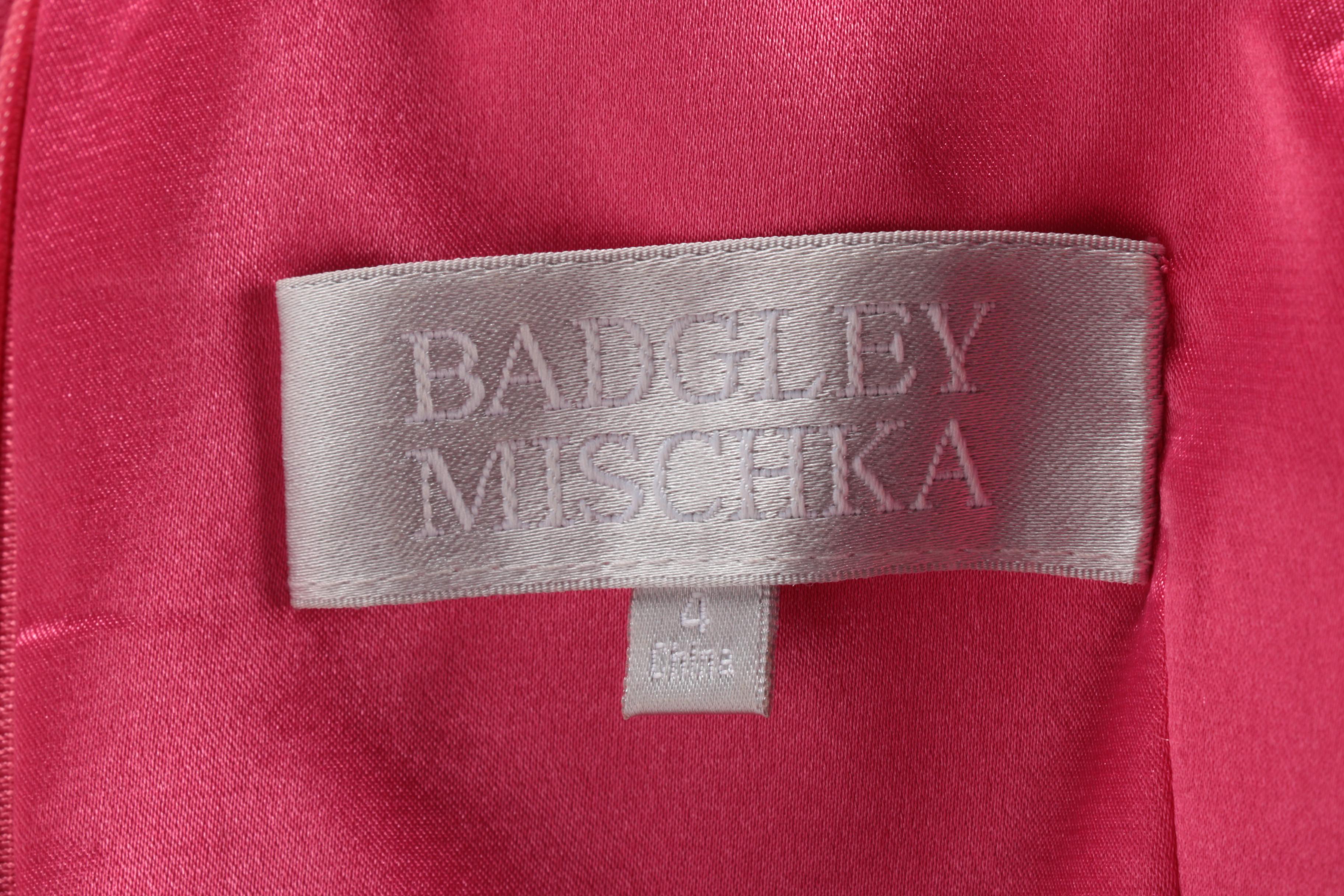 Badgley Mischka Racer Back Party Dress