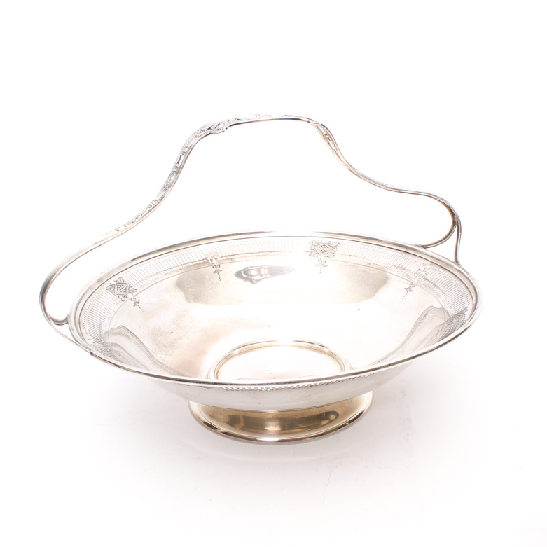 Watson Company-Wilcox & Wagner Vintage Sterling Silver Bridal Basket