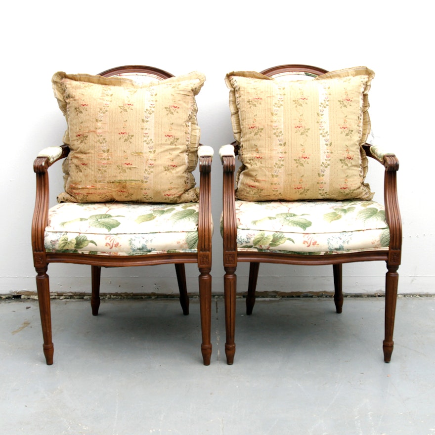 Vintage Louis XVI Style Balloon Back Chairs by Loeblein Creations