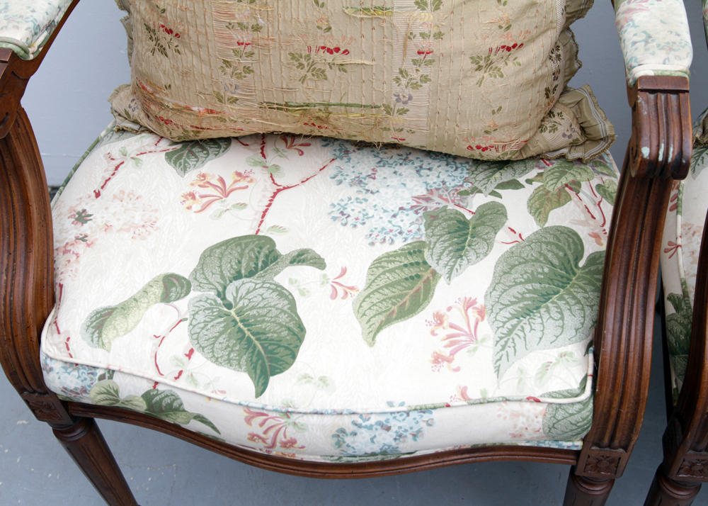 Vintage Louis XVI Style Balloon Back Chairs by Loeblein Creations