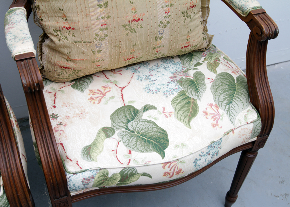 Vintage Louis XVI Style Balloon Back Chairs by Loeblein Creations