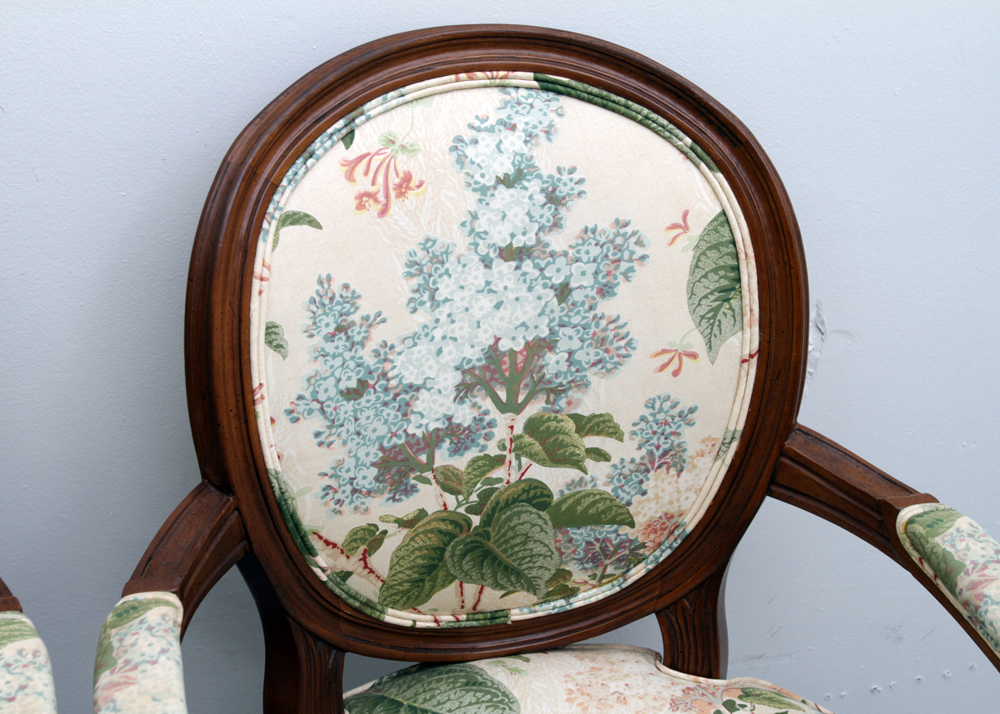 Vintage Louis XVI Style Balloon Back Chairs by Loeblein Creations