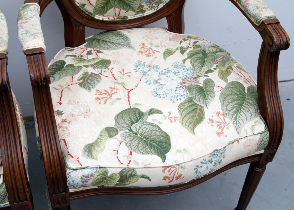 Vintage Louis XVI Style Balloon Back Chairs by Loeblein Creations