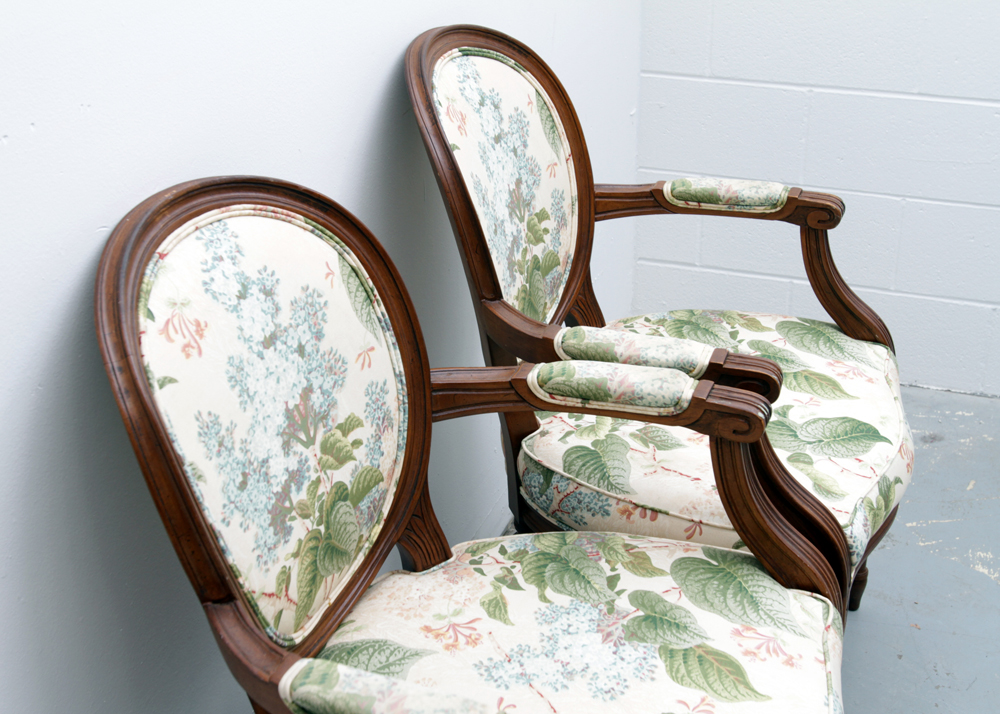 Vintage Louis XVI Style Balloon Back Chairs by Loeblein Creations