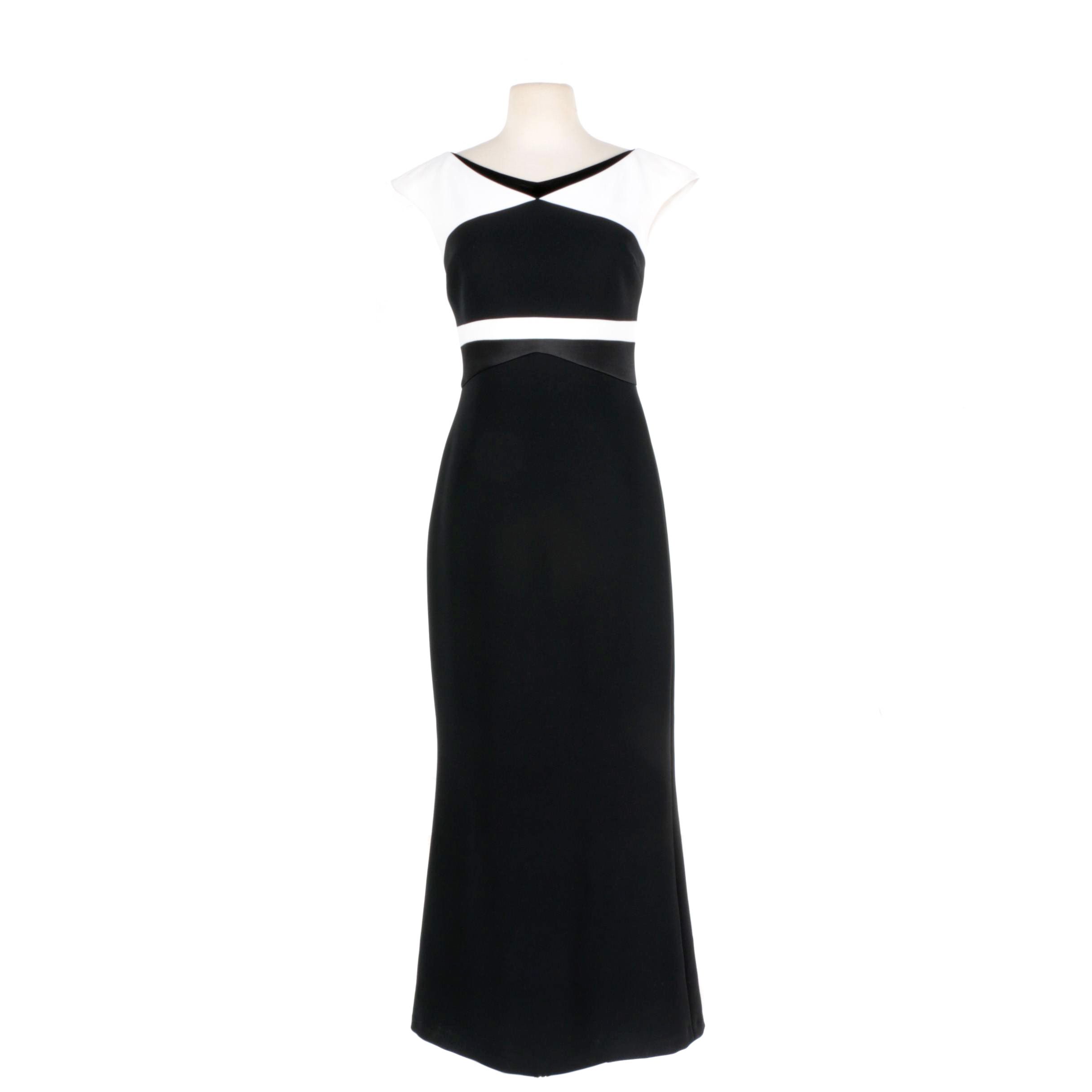 Badgley Mischka Cap Sleeve Gown