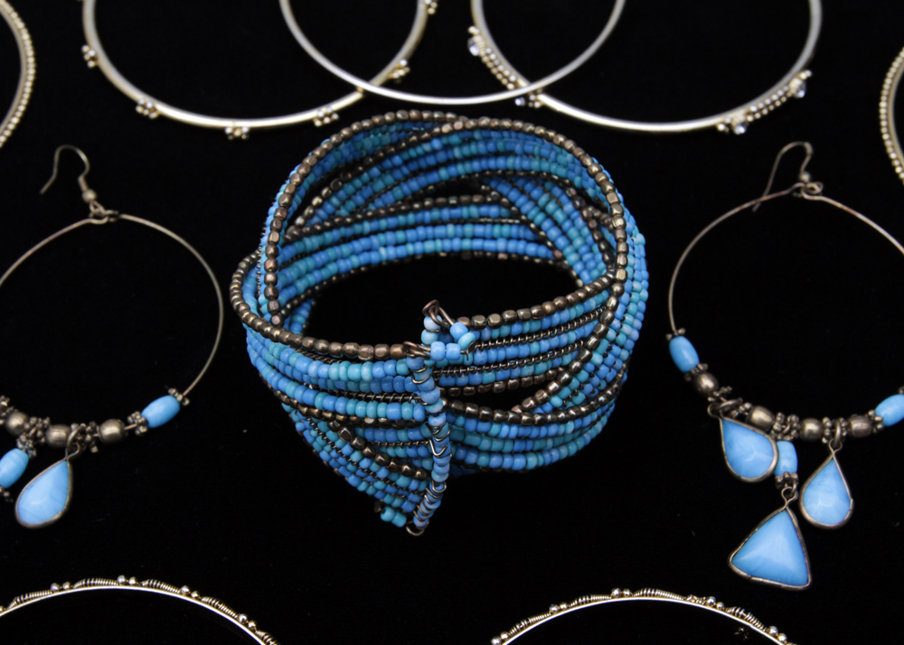 Fashion Costume Jewelry Bracelets and Earrings