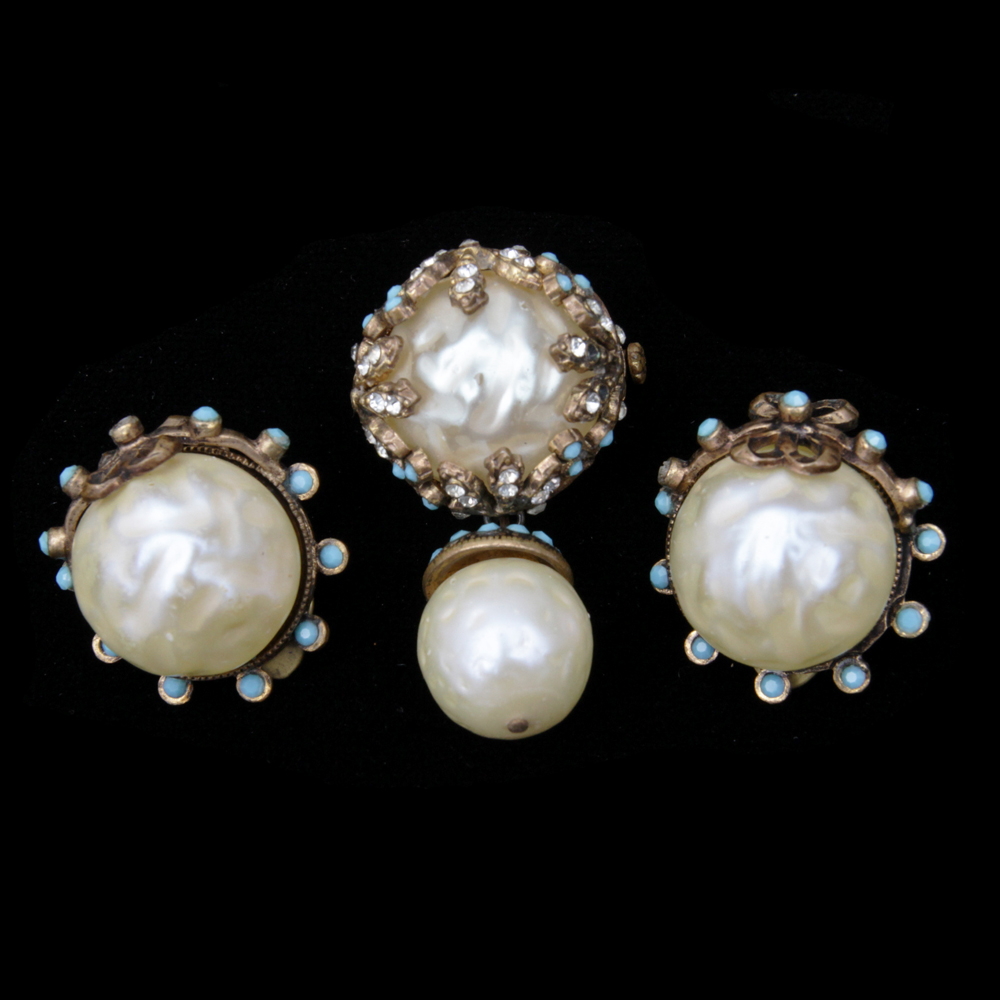 Vintage Costume Jewelry Demi Parure