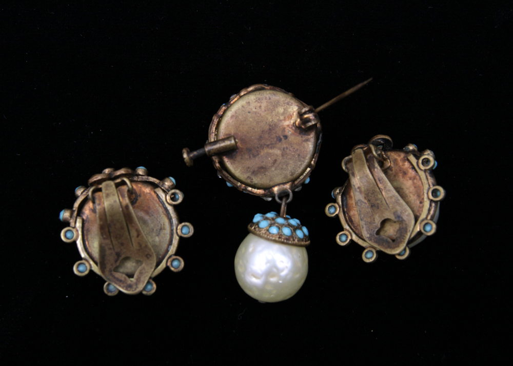 Vintage Costume Jewelry Demi Parure