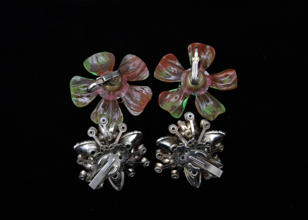 Vintage Costume Jewelry Earrings