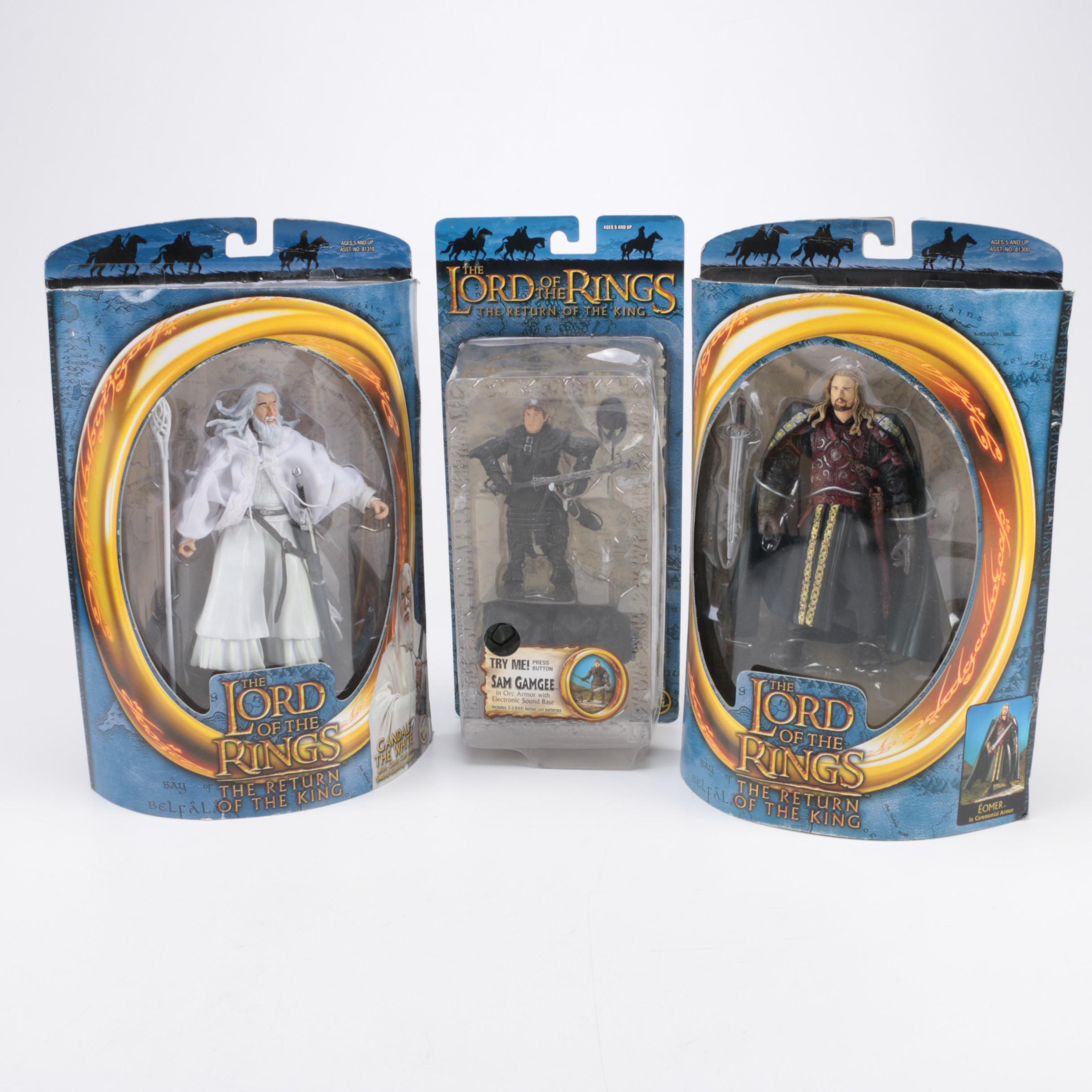 Toy Biz "The Lord of the Rings" Gandalf, Sam Gamgee, and Eomer Action Figures