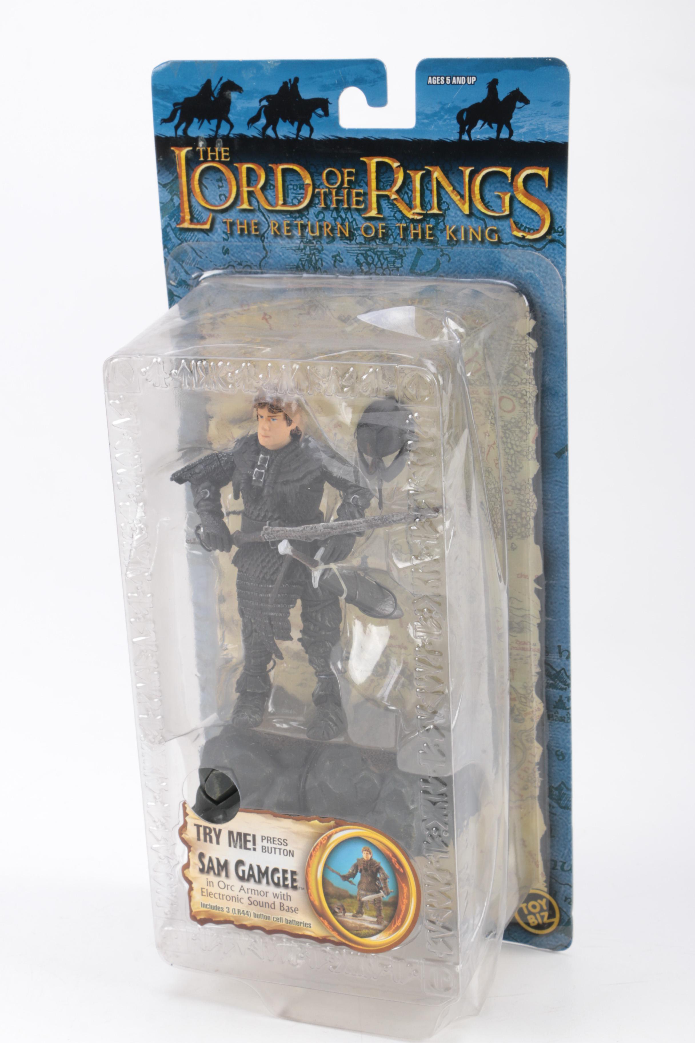 Toy Biz "The Lord of the Rings" Gandalf, Sam Gamgee, and Eomer Action Figures