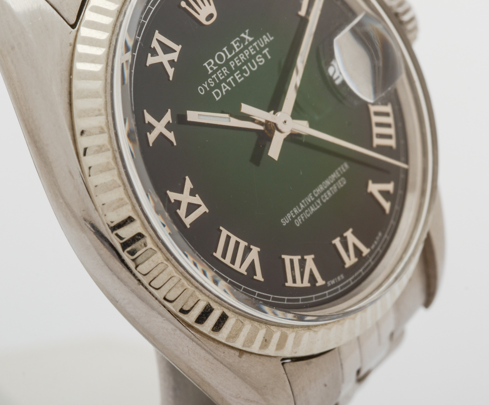 1970s Rolex Datejust 36mm Jubilee Stainless Steel Watch