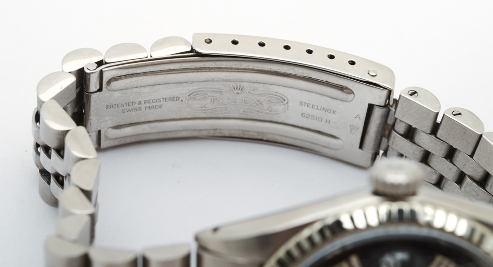 1970s Rolex Datejust 36mm Jubilee Stainless Steel Watch