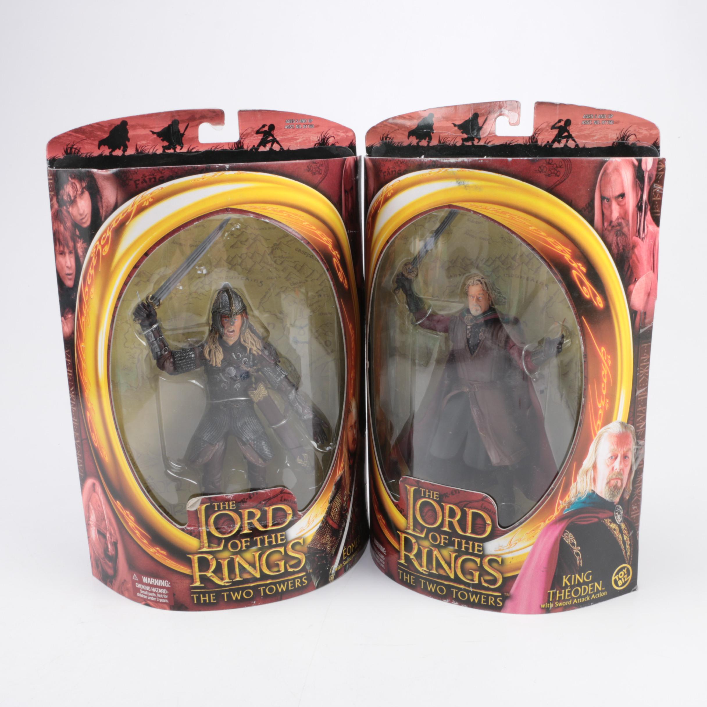 LOTR The Two Towers Éomer and Théoden Action Figures
