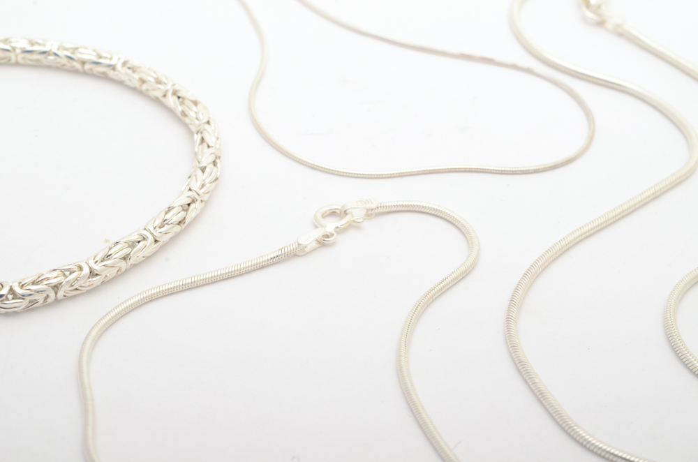 Sterling Silver Chain Necklaces