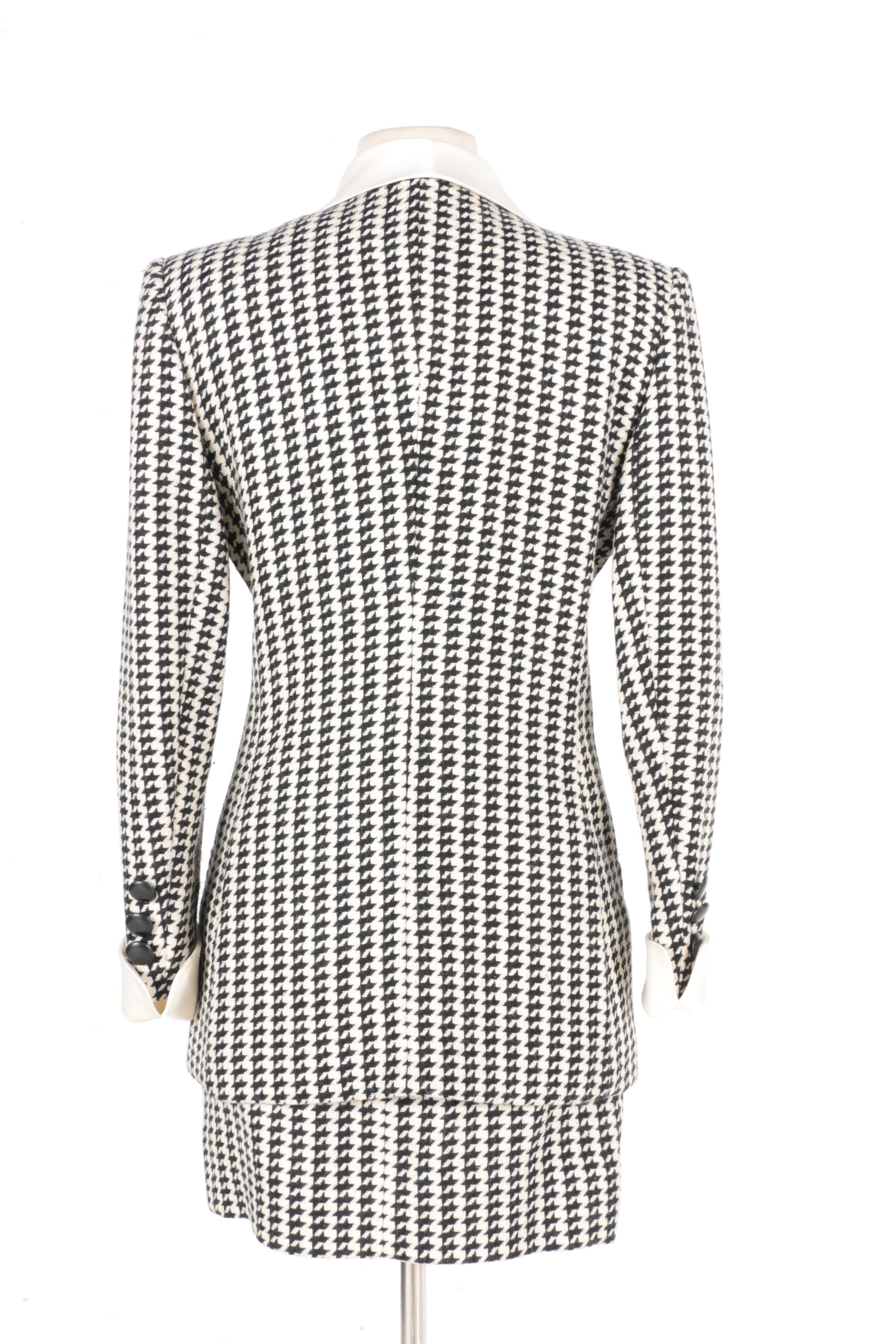 Women's Christian Dior Houndstooth Suit