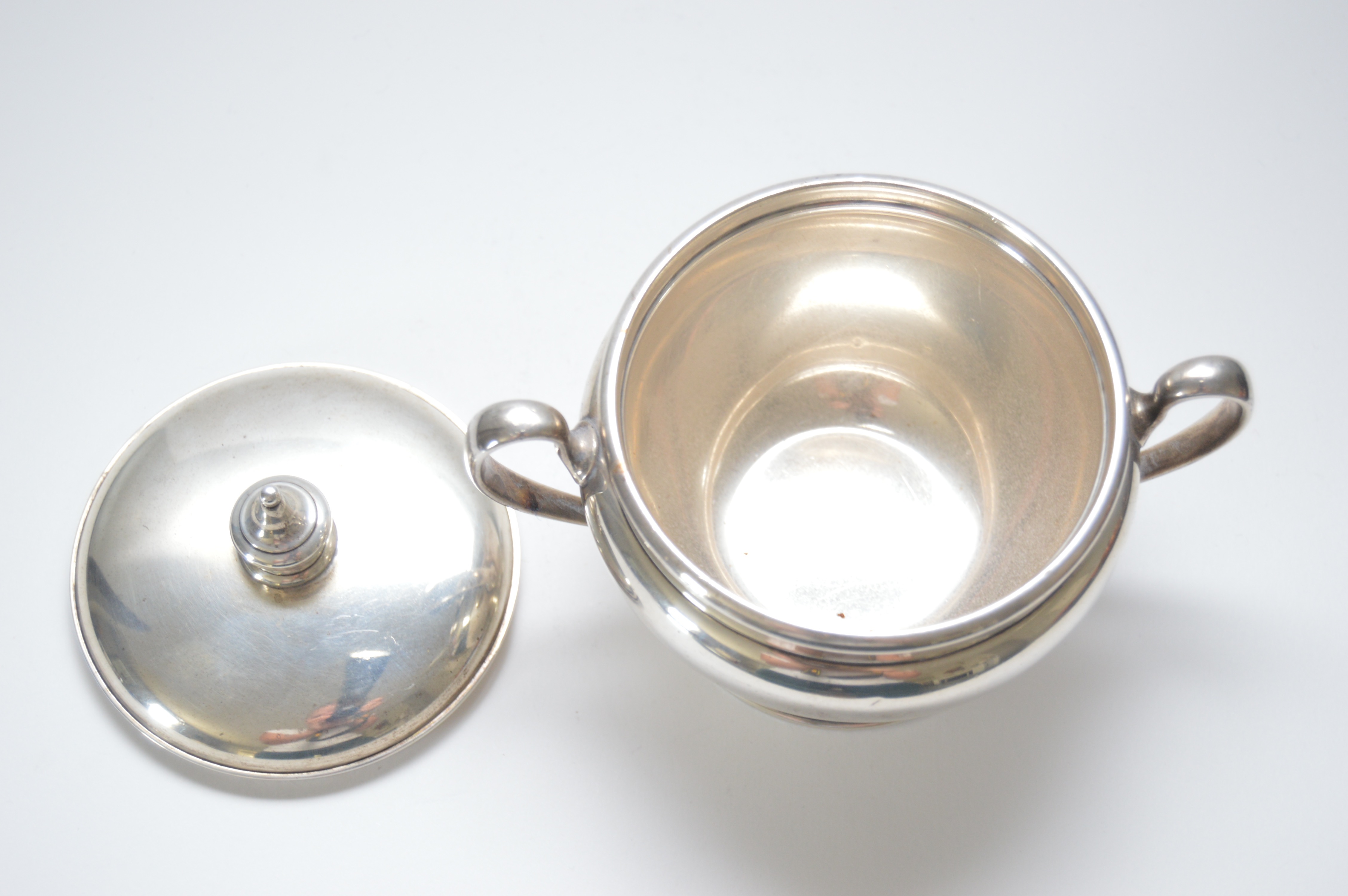 Tiffany & Co. Sterling Silver Lidded Sugar Bowl