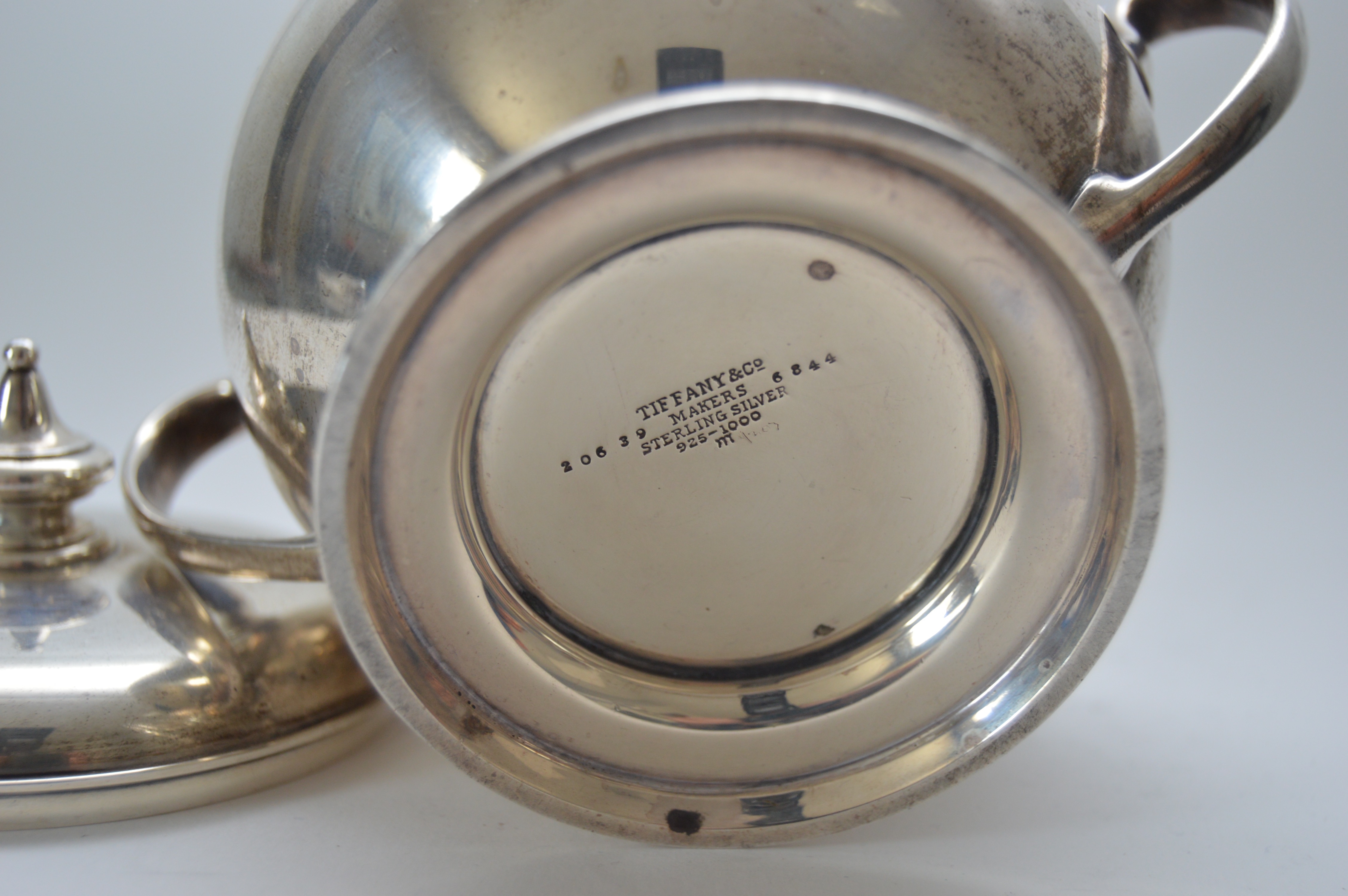 Tiffany & Co. Sterling Silver Lidded Sugar Bowl