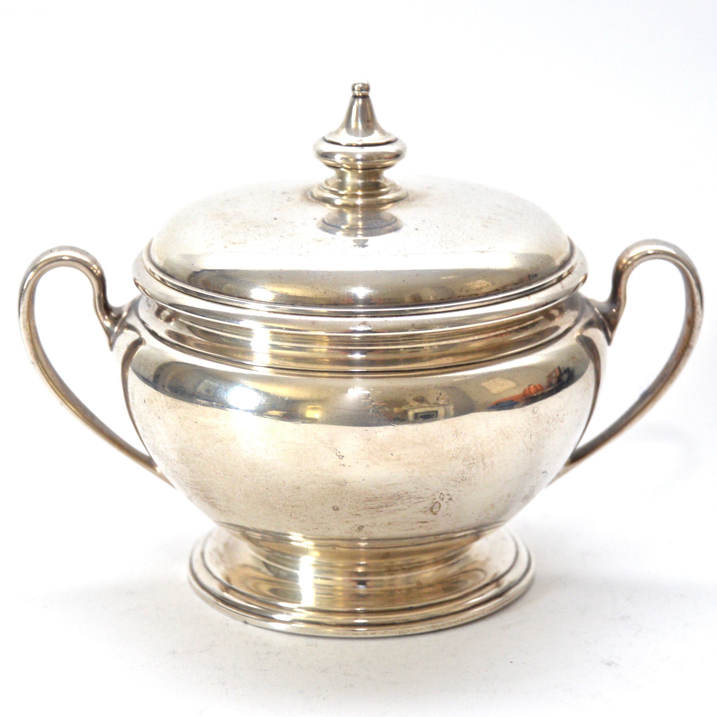 Tiffany & Co. Sterling Silver Lidded Sugar Bowl