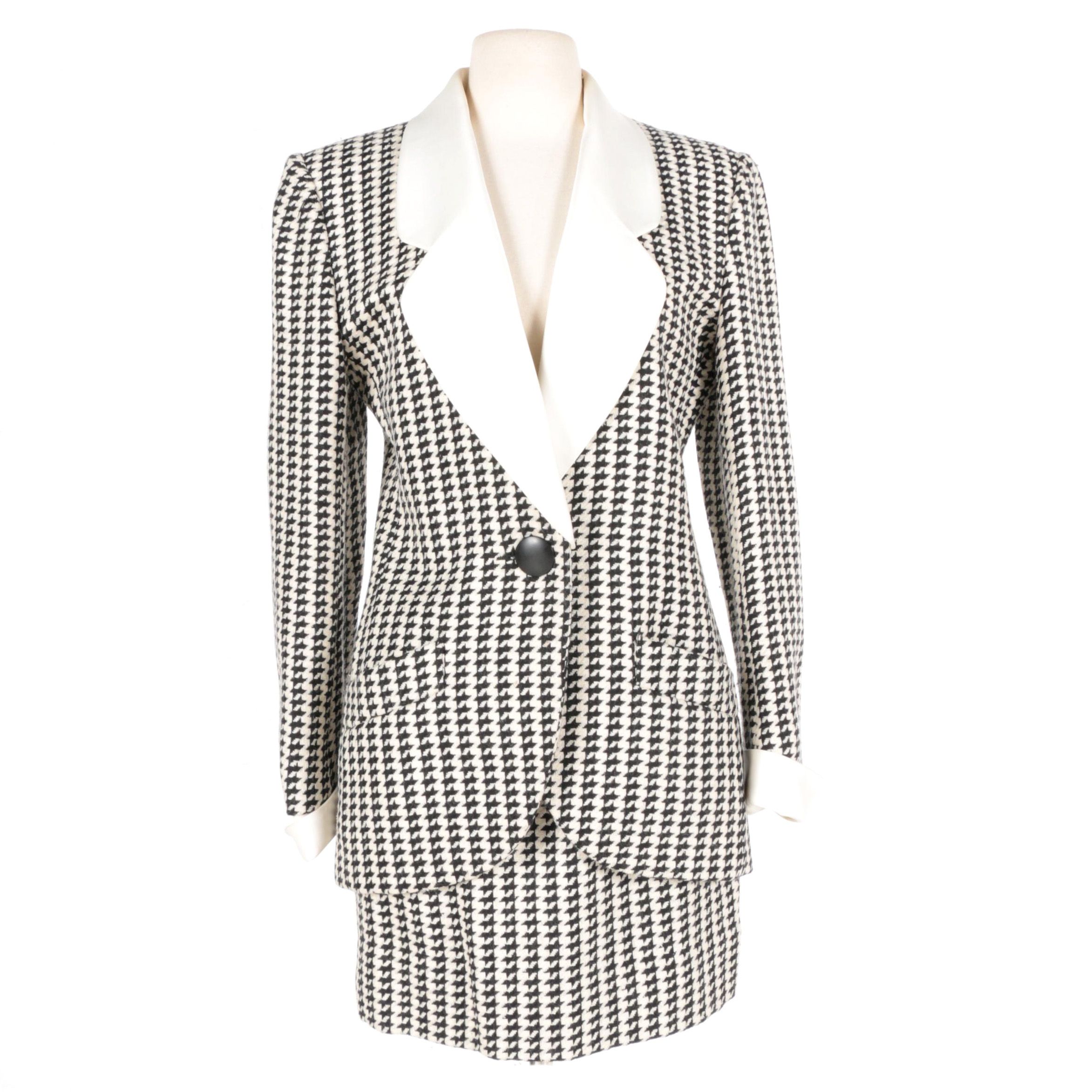 Women's Christian Dior Houndstooth Suit
