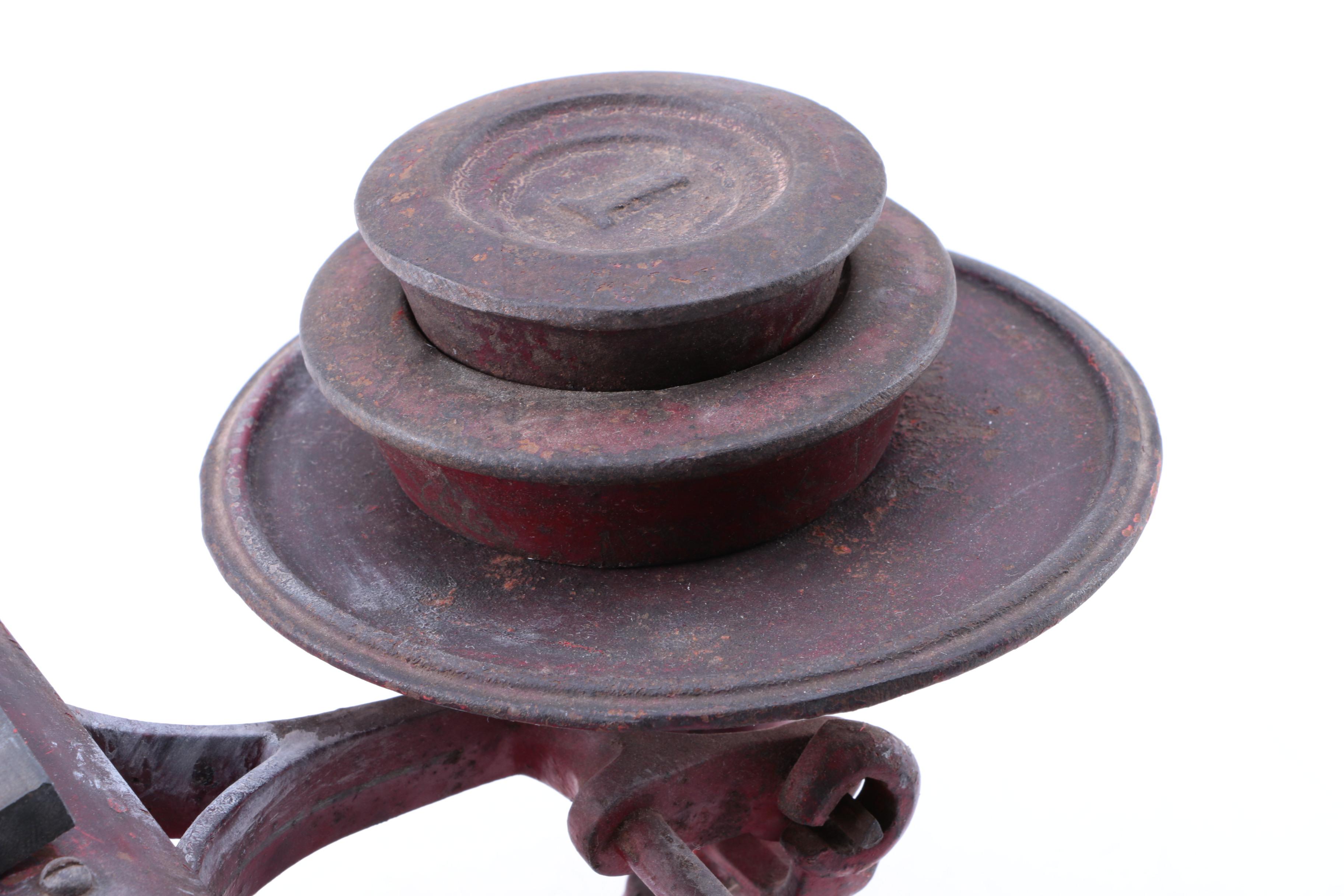 J. Chatillon & Sons Vintage Cast Iron Bakers Scale