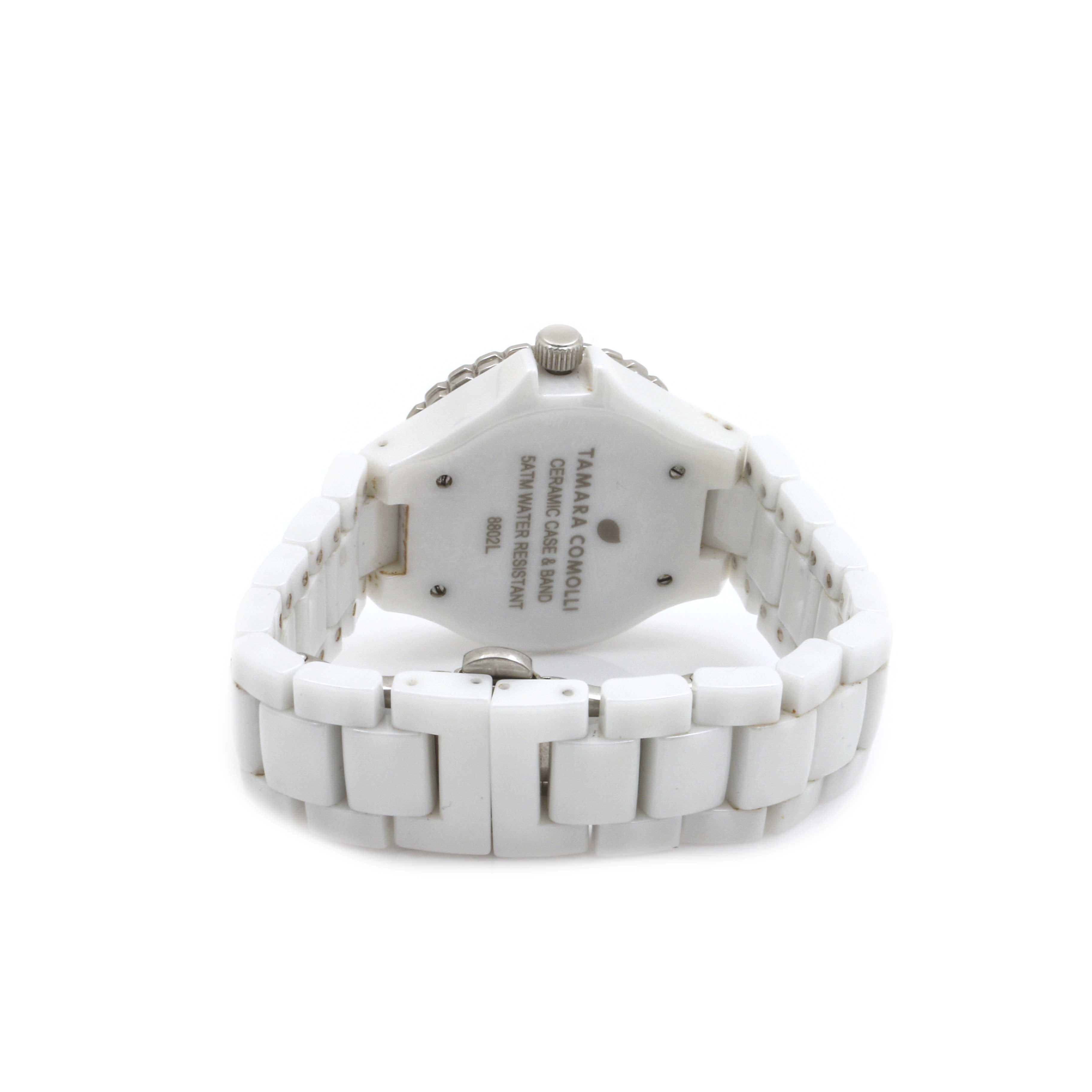 Tamara Comolli Ceramic and Stainless Steel Watch