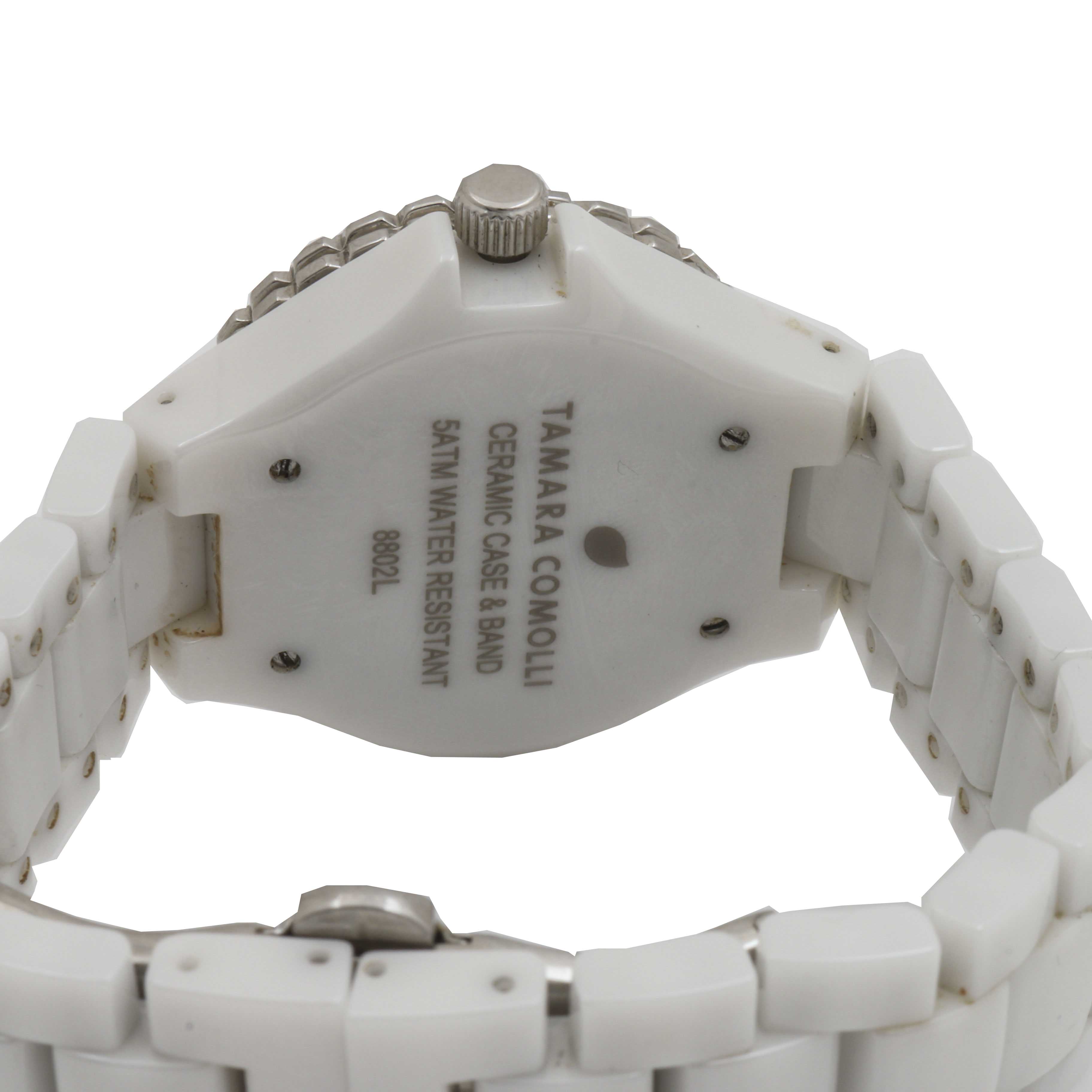 Tamara Comolli Ceramic and Stainless Steel Watch