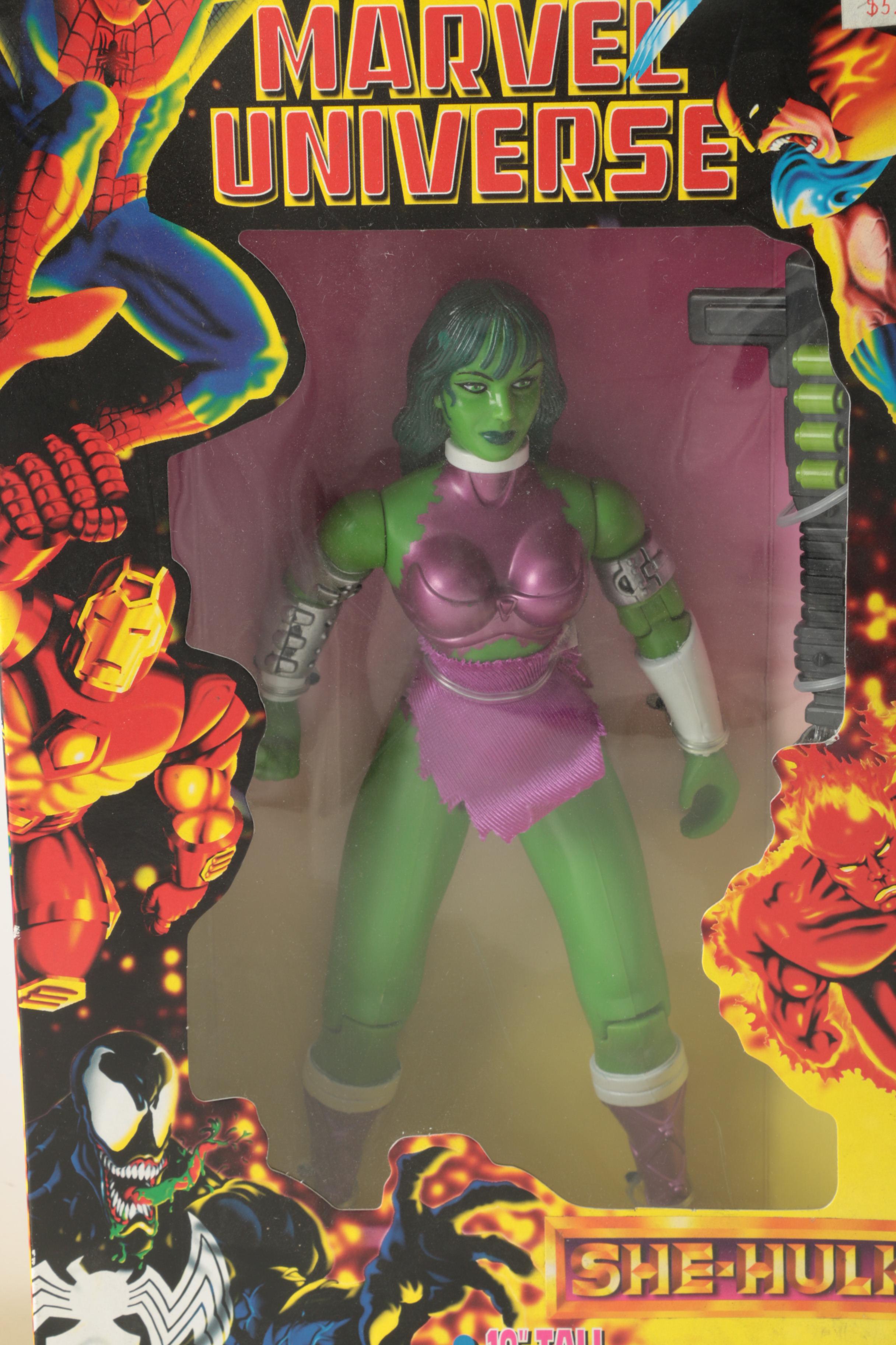 "Marvel Universe" Daredevil and She-Hulk Action Figures