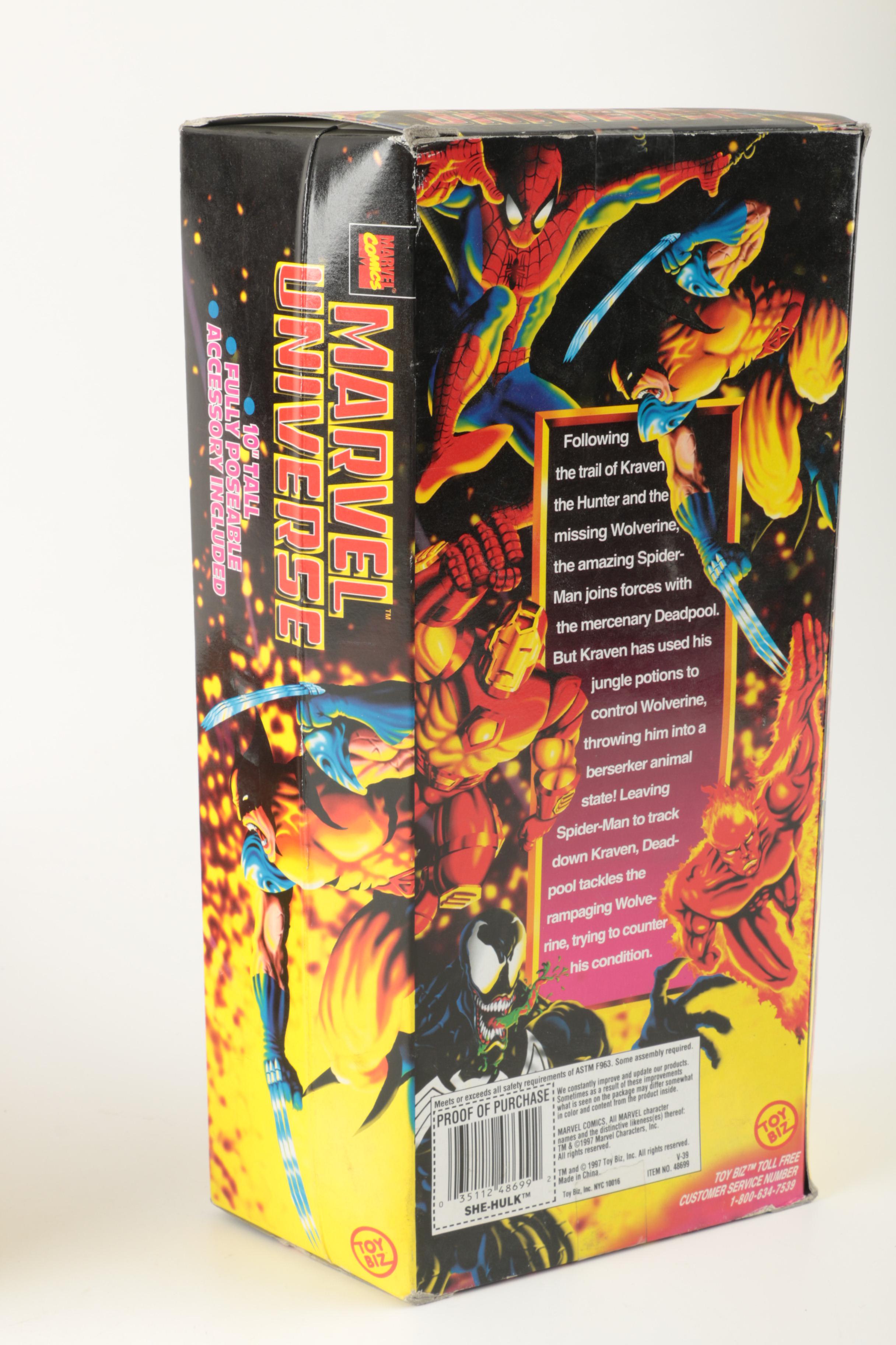 "Marvel Universe" Daredevil and She-Hulk Action Figures