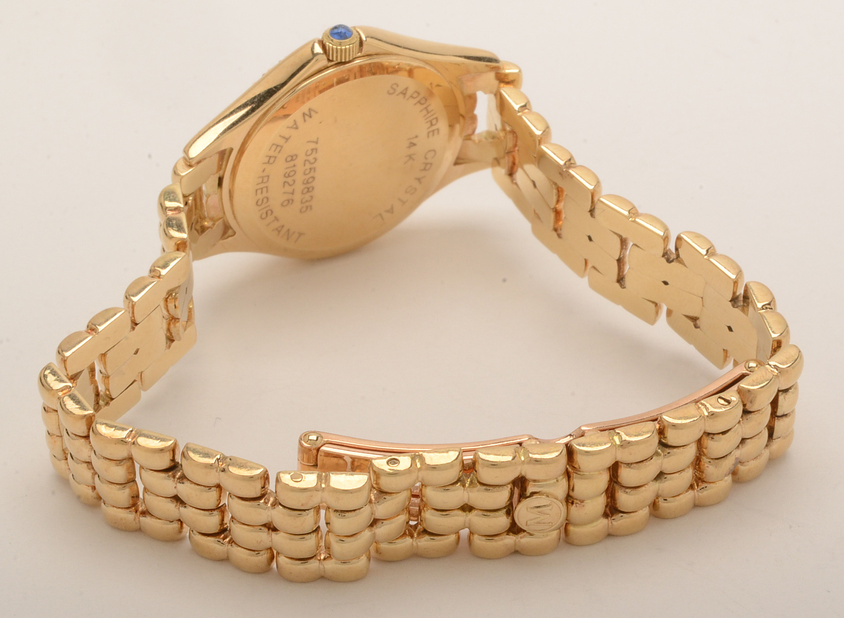Movado 14K Yellow Gold and Diamond Watch
