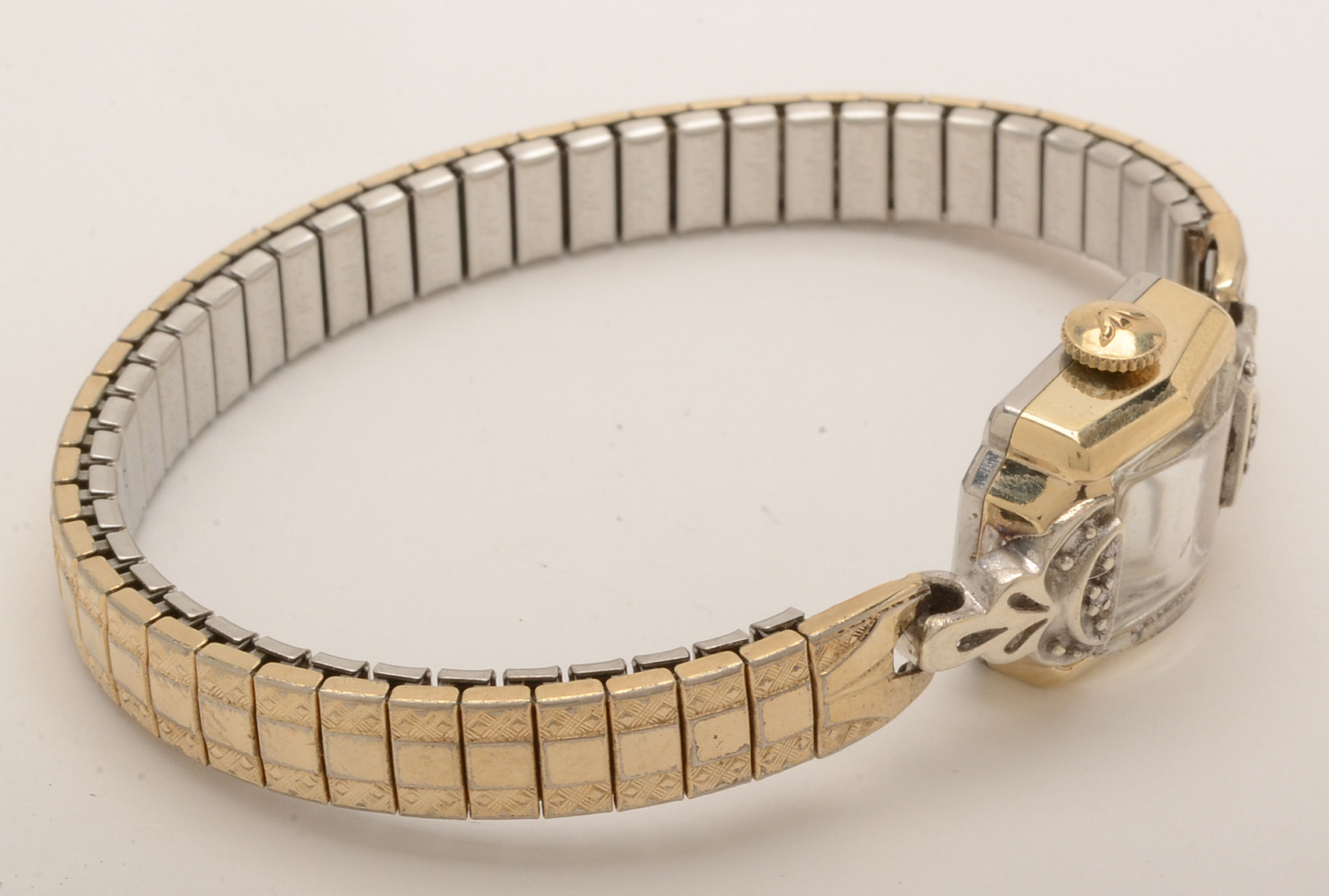 Wittnauer Two-Tone Watch with Diamond Accents