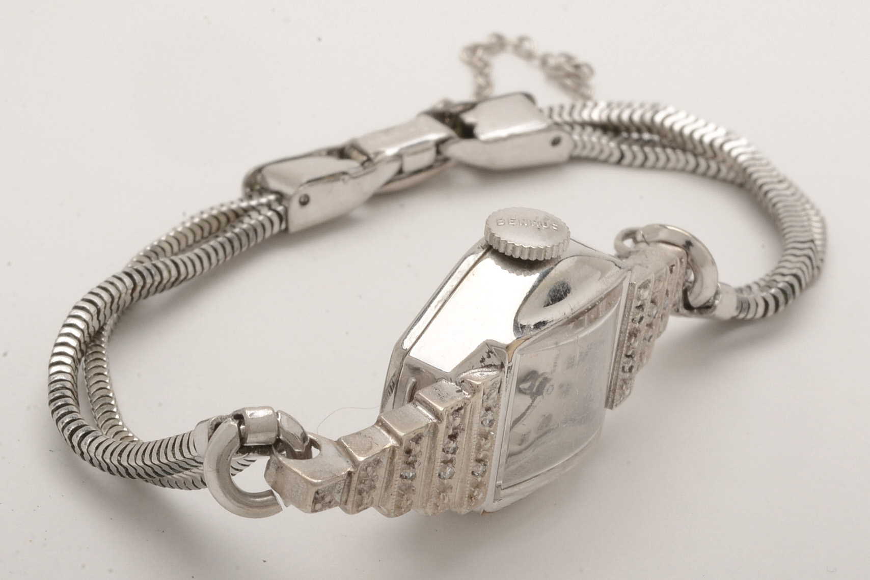 Benrus Watch With Diamond Accents