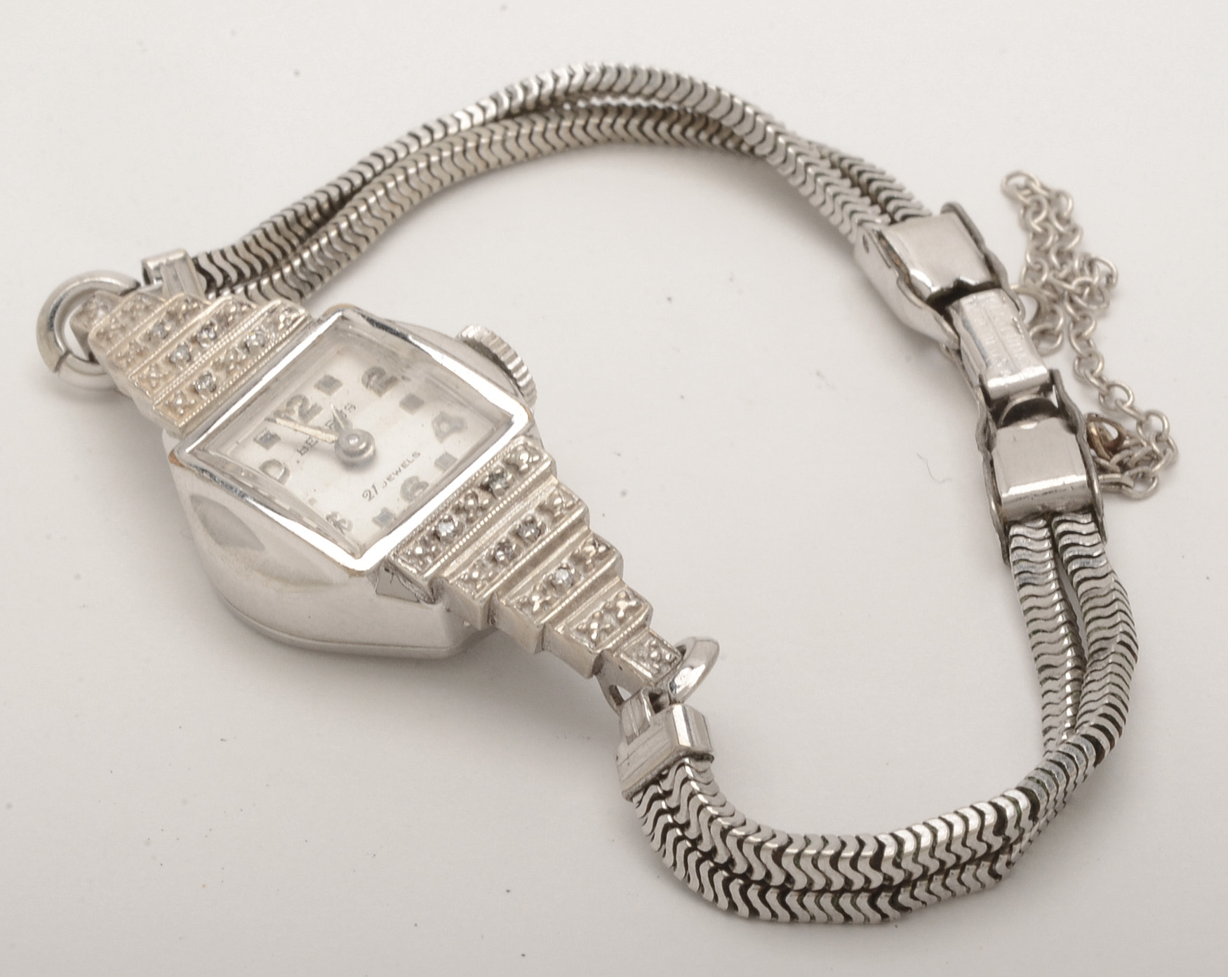 Benrus Watch With Diamond Accents
