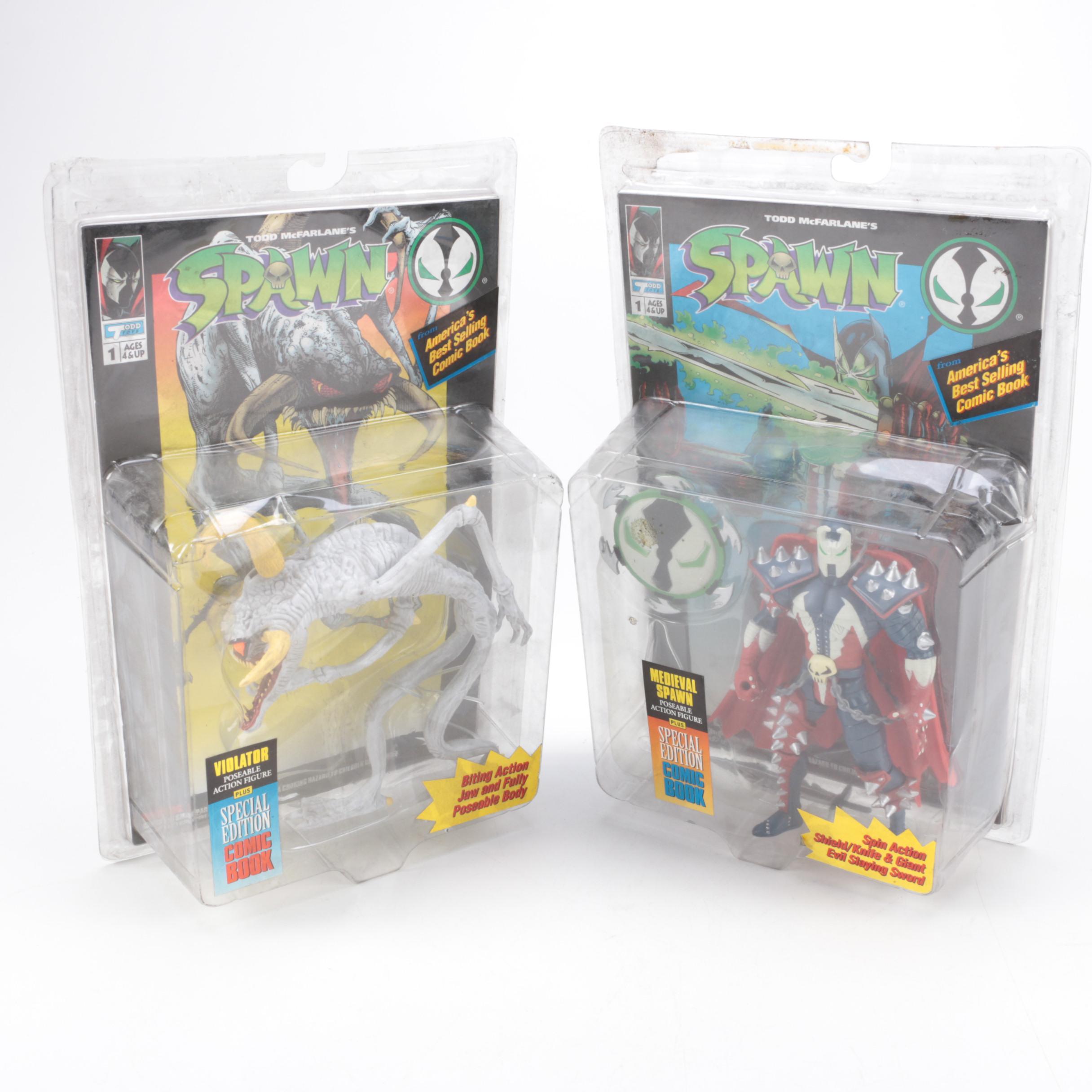Spawn and Violator 1996 Action Figures