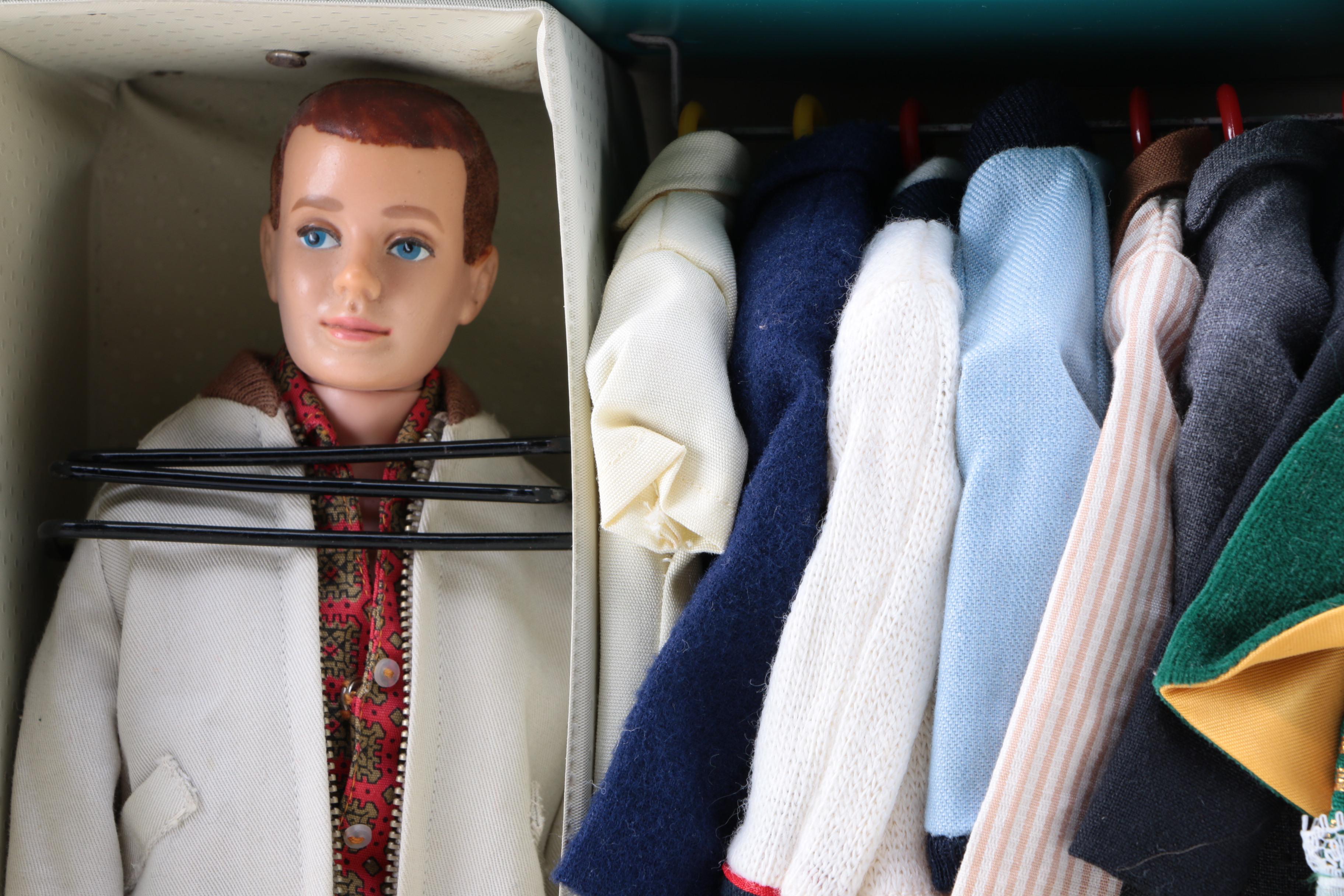 Vintage Ken Doll with Case and Accessories