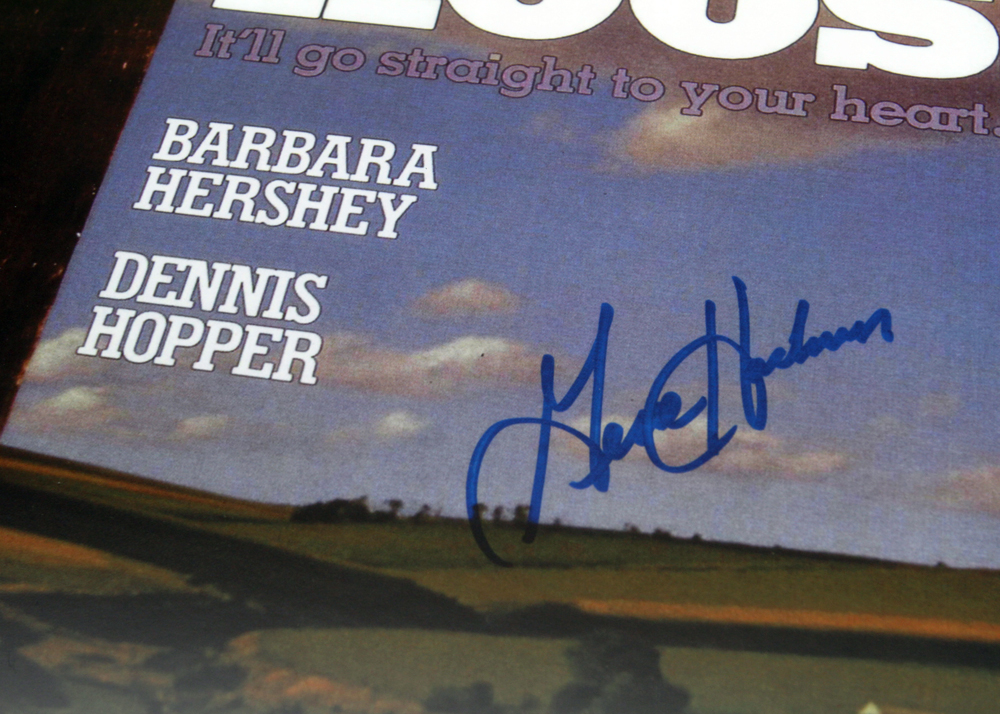 Signed "Hoosiers" Cast Poster and Movie Memorabilia