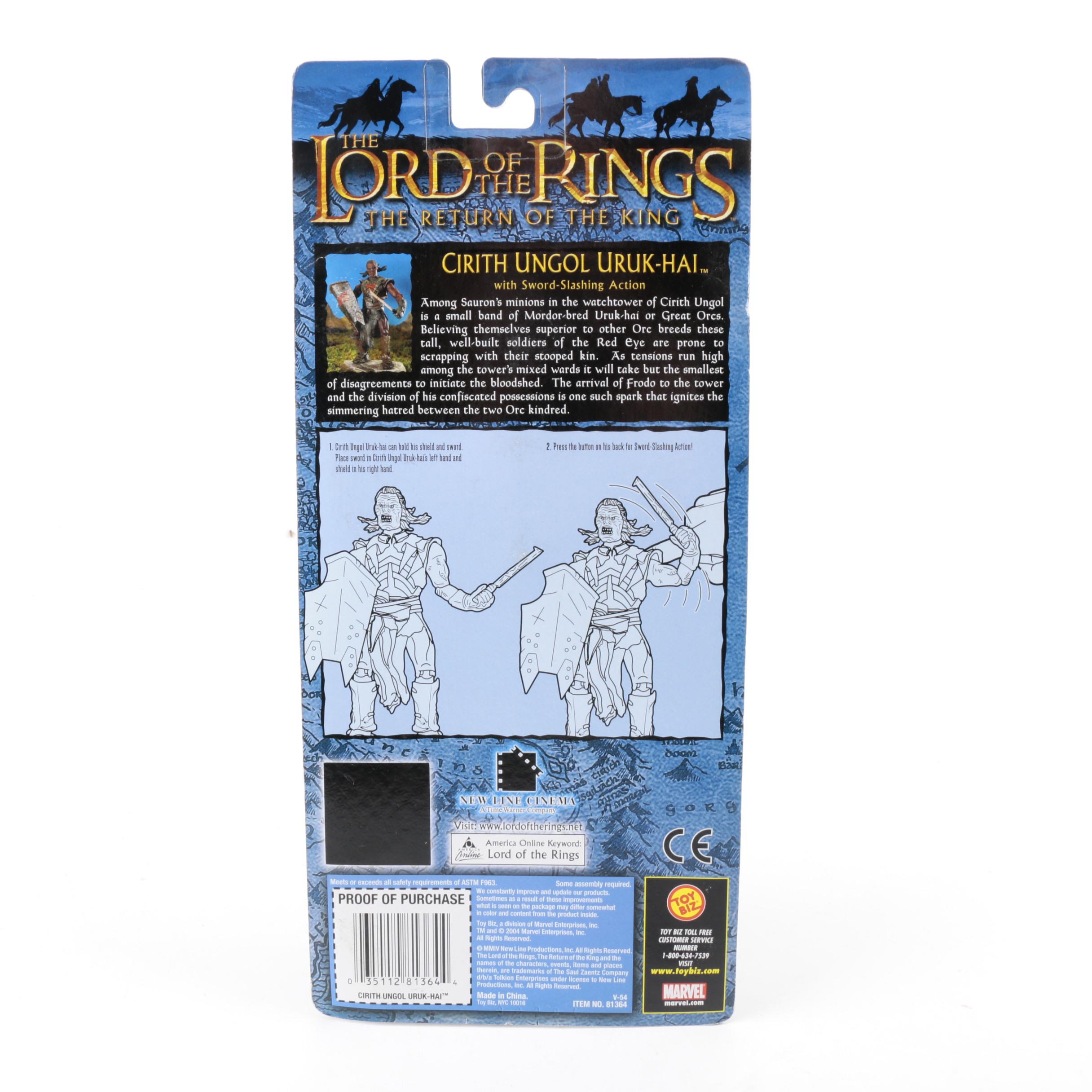 Toy Biz Lord of the Rings Witch-King, Cirith Ungol, and Eowyn Action Figures