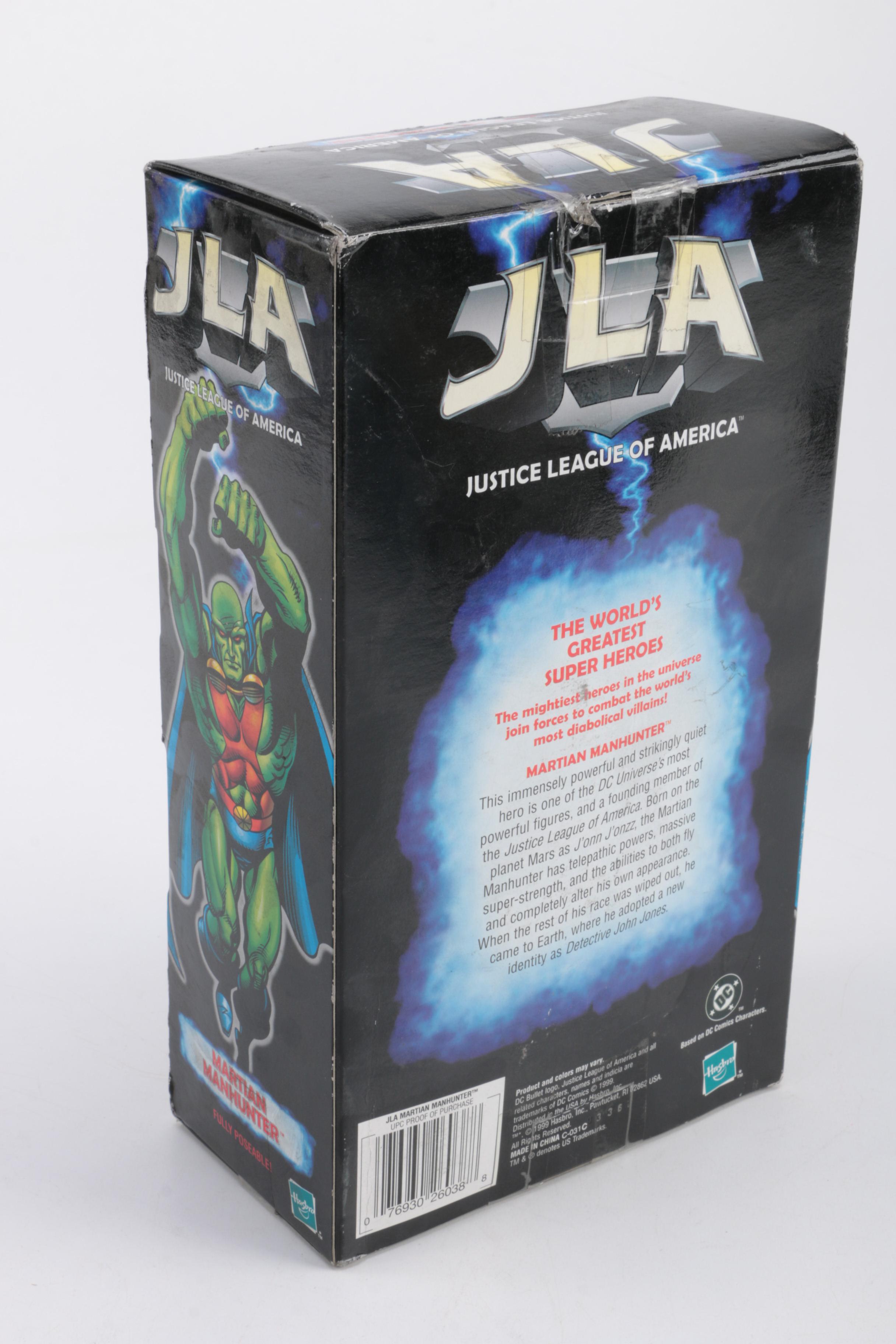 "JLA" Martian Manhunter and Superman Blue Action Figures