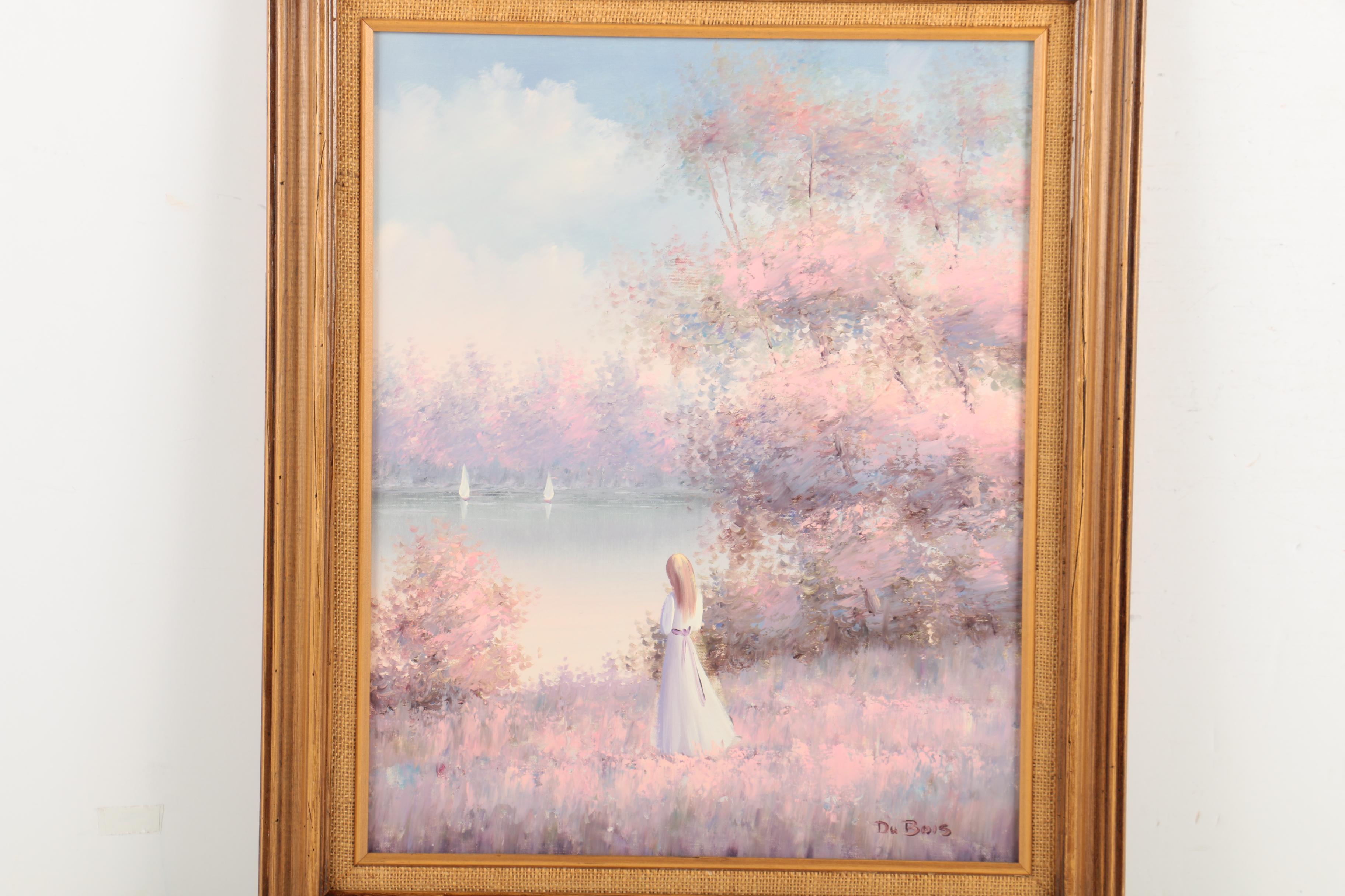 Henri Du Bois Oil Painting on Canvas Landscape