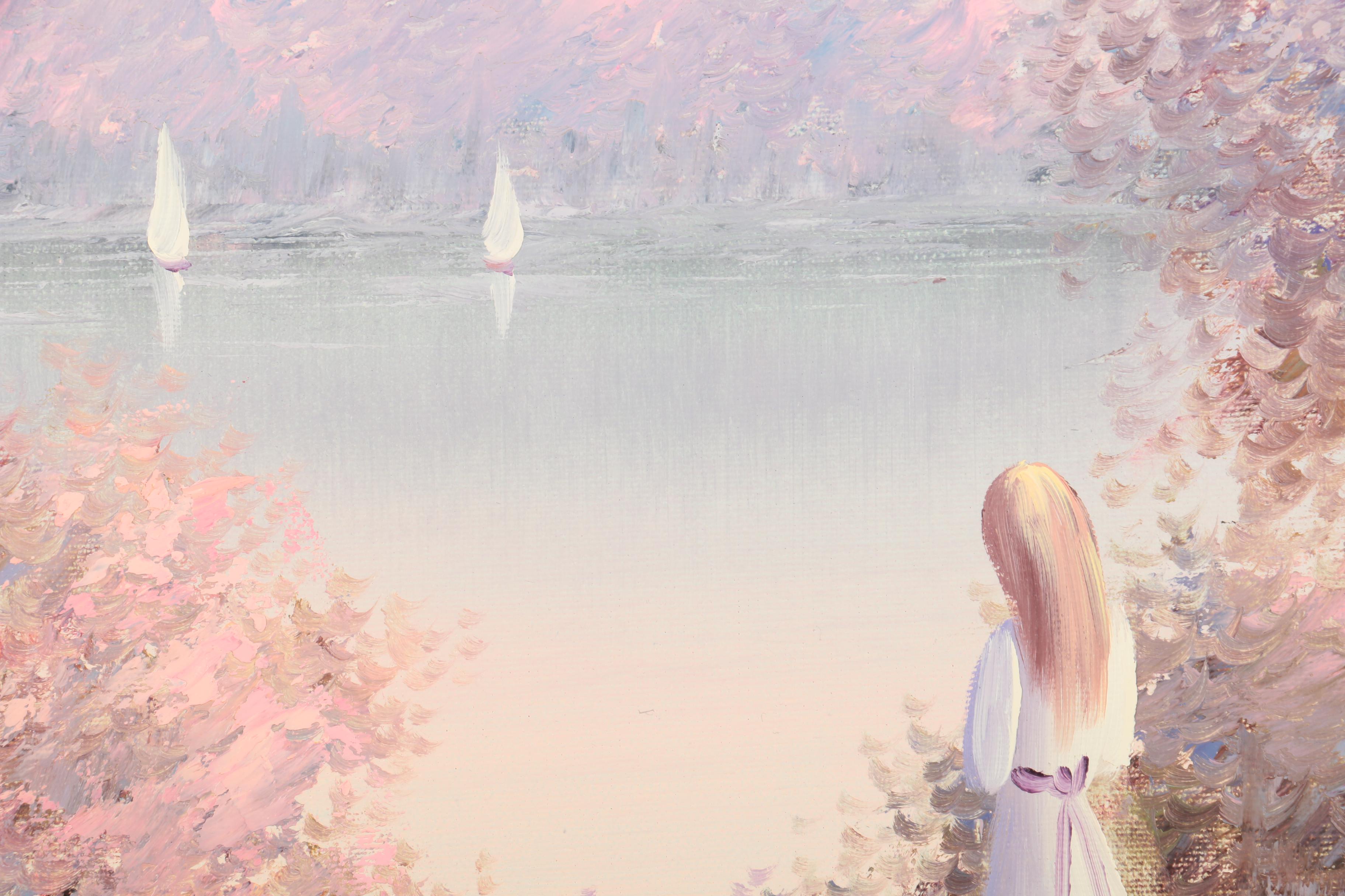 Henri Du Bois Oil Painting on Canvas Landscape