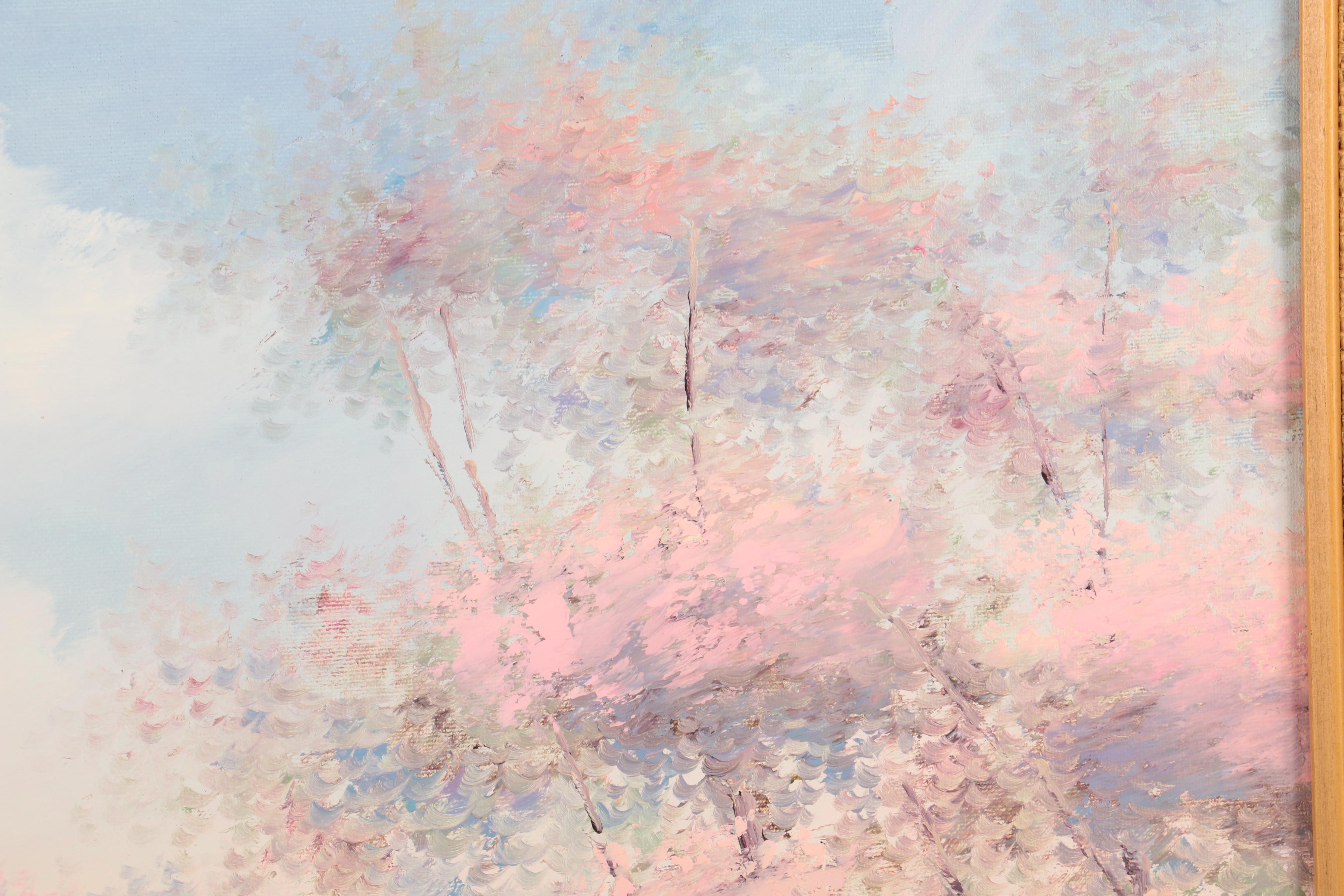 Henri Du Bois Oil Painting on Canvas Landscape