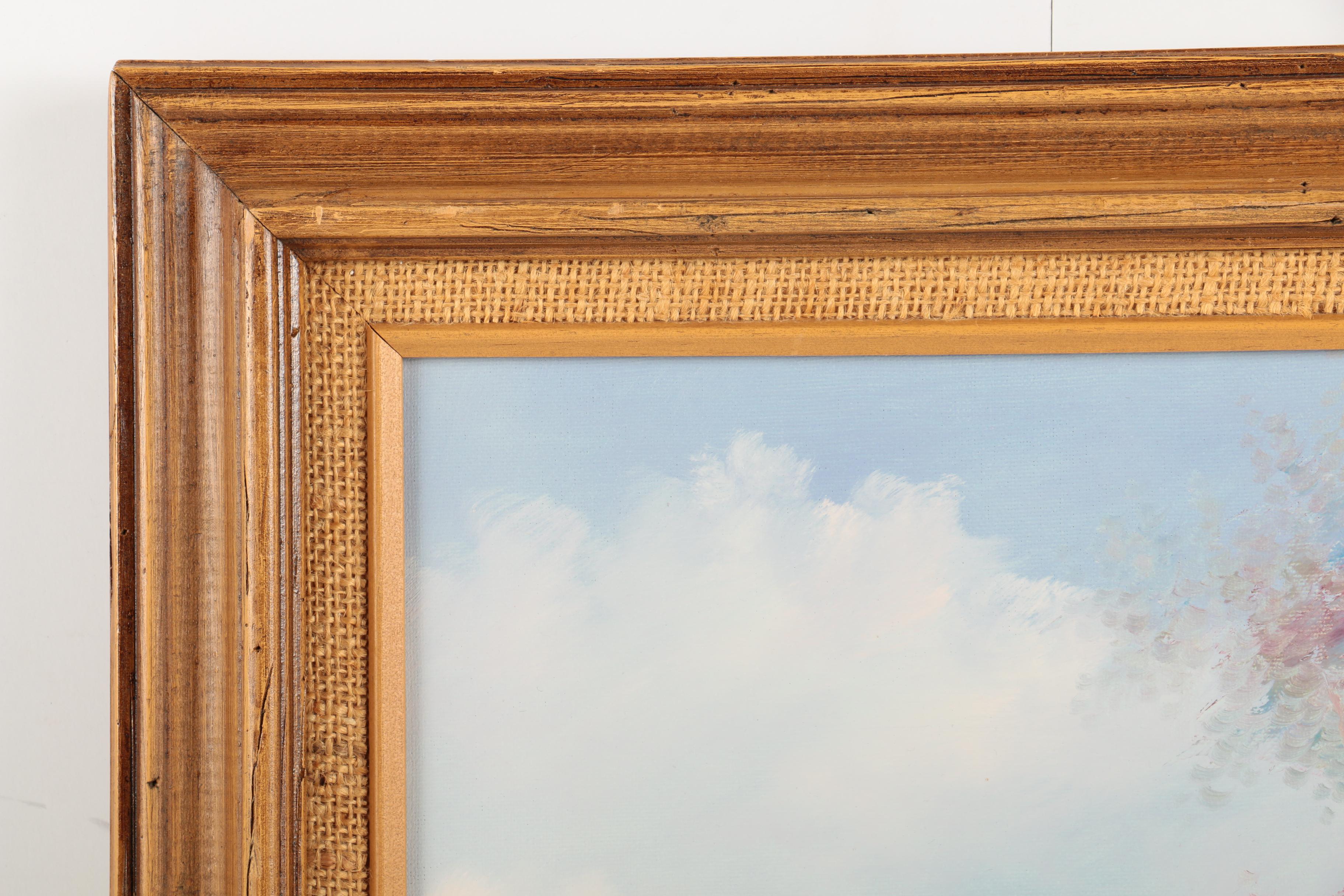 Henri Du Bois Oil Painting on Canvas Landscape