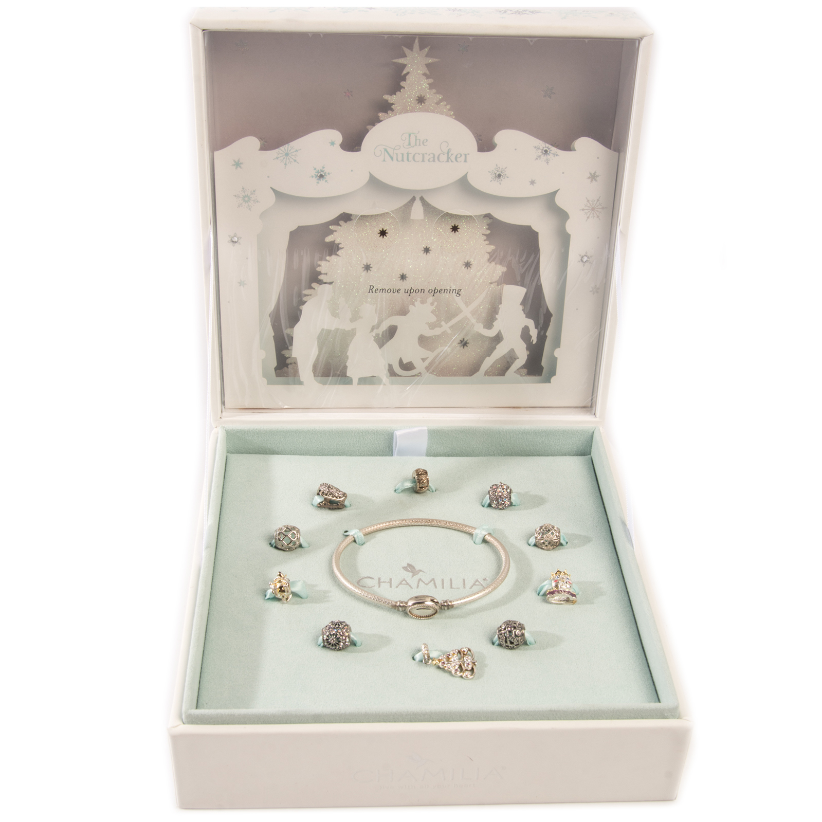 Sterling Silver Chamilia Nutcracker Charm Bracelet