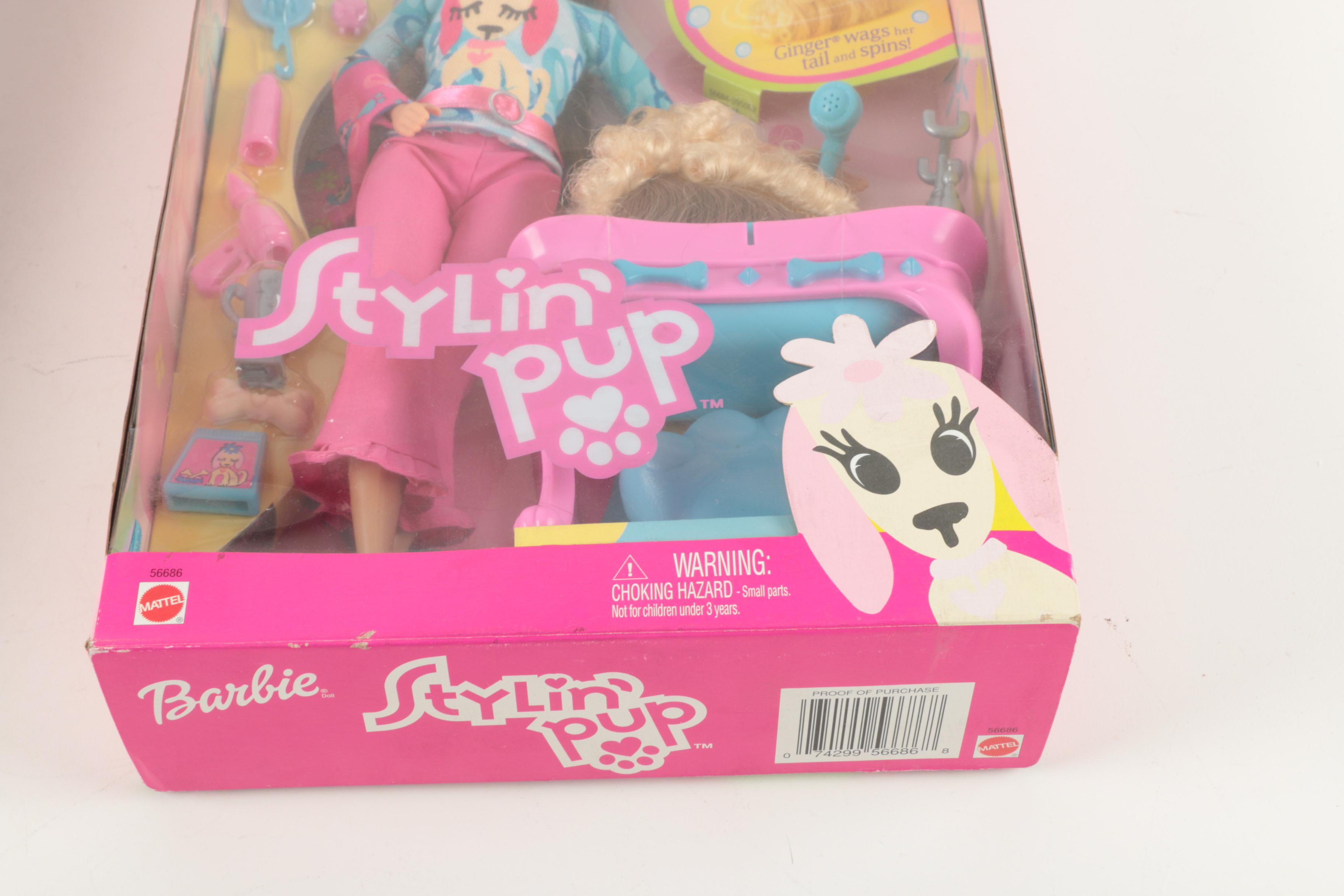 Halloween Fortune and Stylin' Pup Barbies