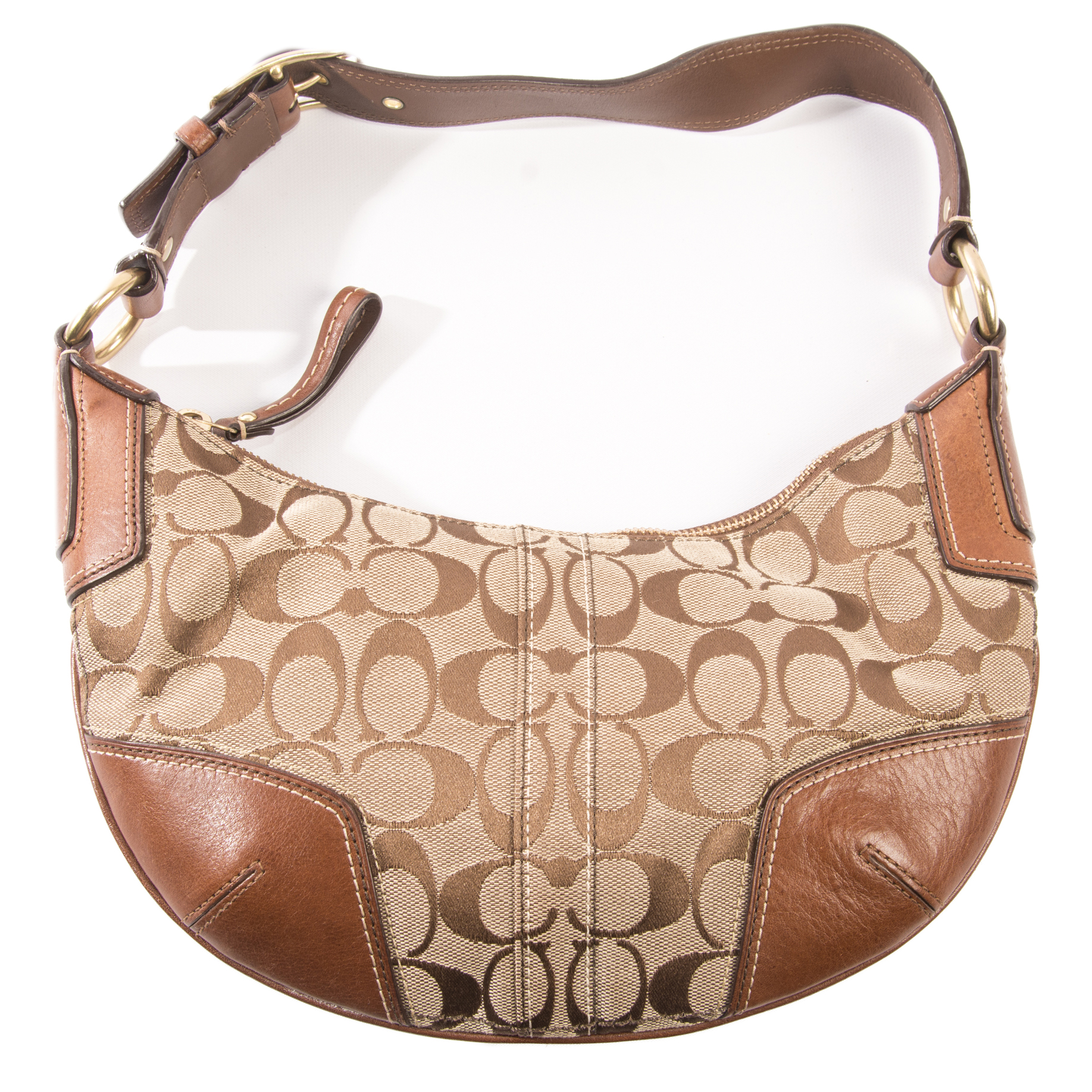 Coach Signature Mini Hobo Bag